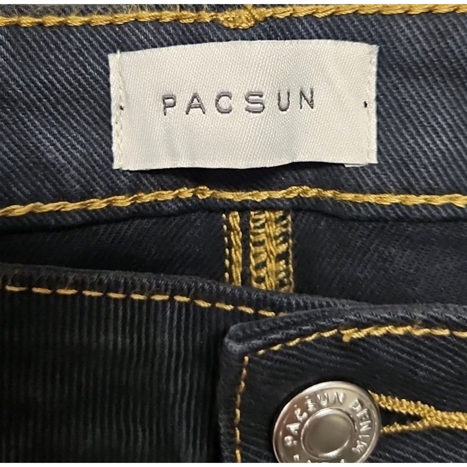 Pacsun PacSun Jeans Size 25 Low Rise Straight Leg Dark Wash Y2K Stretch Denim NWT Mens Men Regular 29in Inseam Blue Cotton Size US 26 / EU 42 - 5 Thumbnail