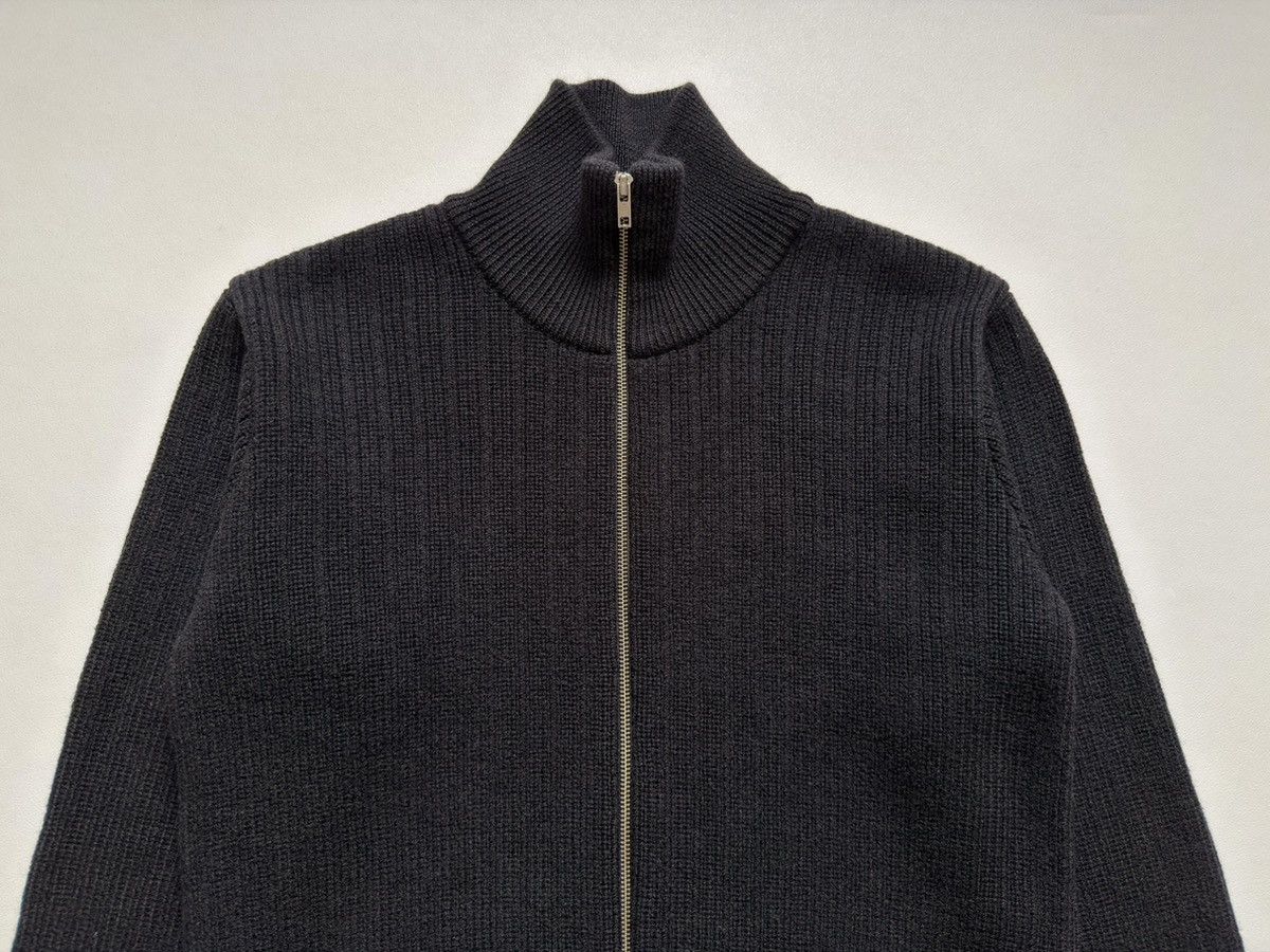 Our Legacy Brushed Ribbed Knit Wool Zip Drivers Sweater Size US M / EU 48-50 / 2 - 4 Thumbnail