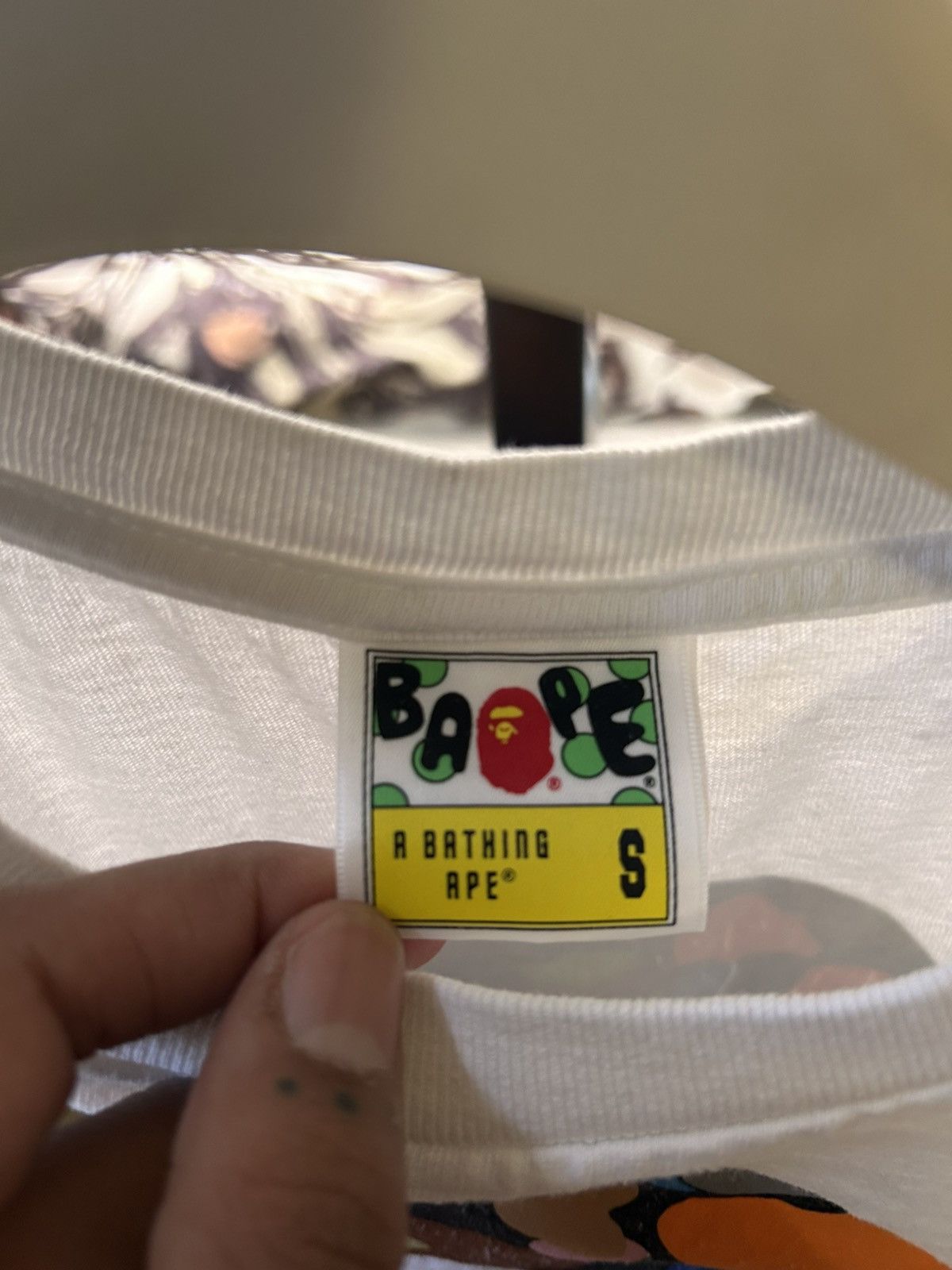 Bape Bape Multicolor Big Head Tee Size US S / EU 44-46 / 1 - 4 Thumbnail