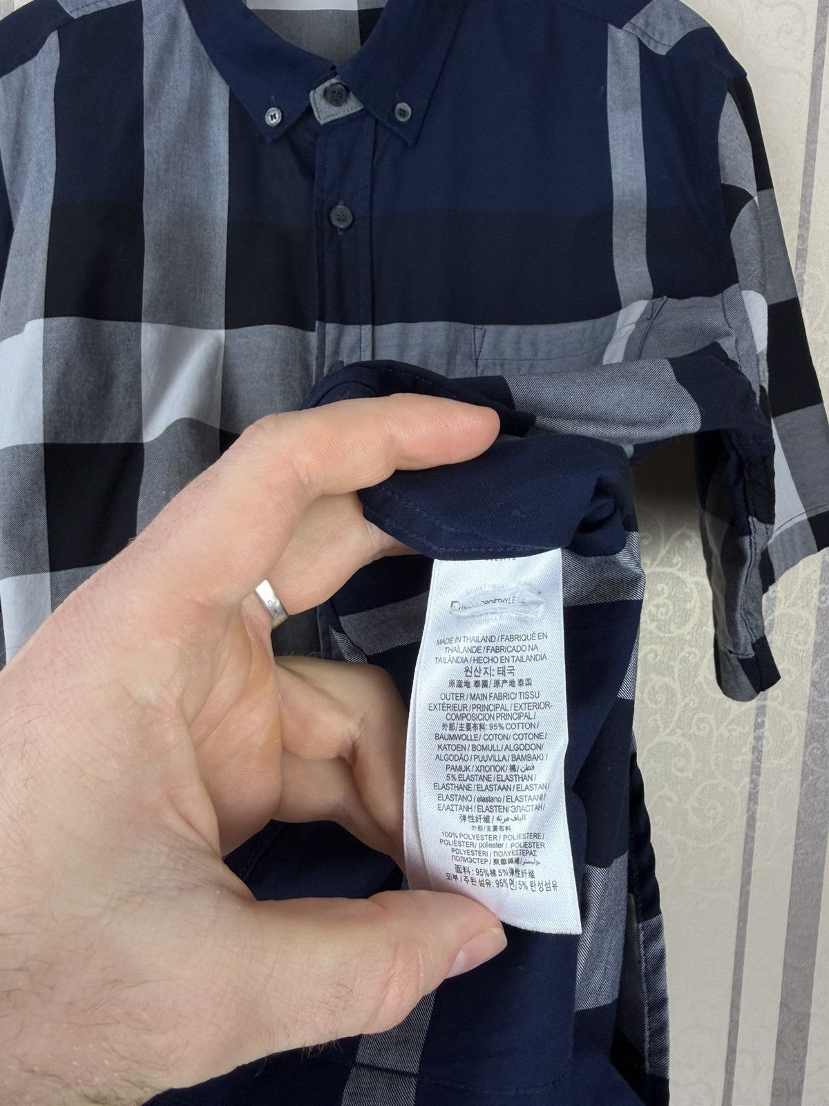 Burberry Burberry Short Sleeve Shirt Multicolor Size US M / EU 48-50 / 2 - 8 Thumbnail