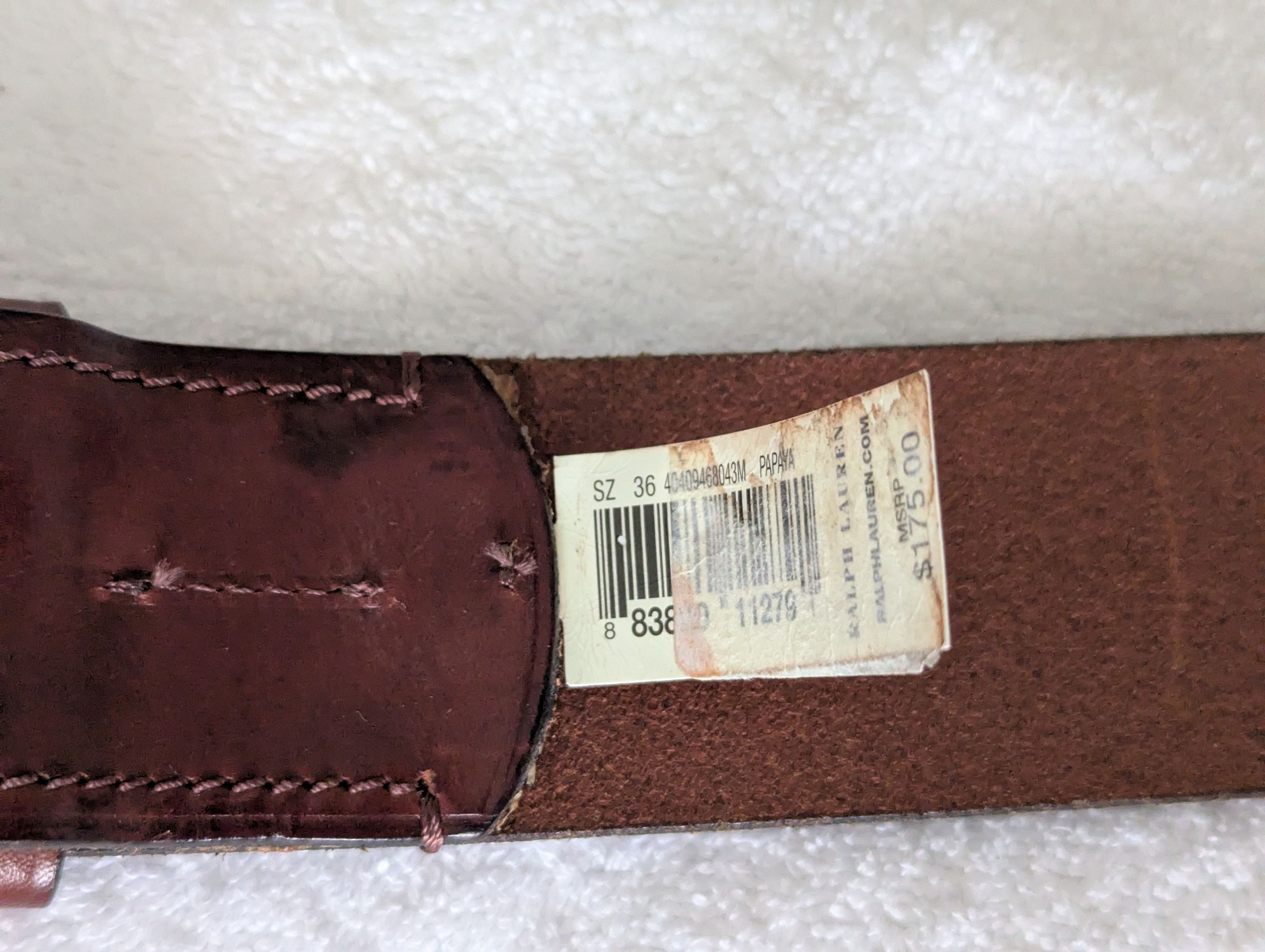 Ralph Lauren Leather Belt in the Ralph lauren Collection Size 38 - 2 Thumbnail