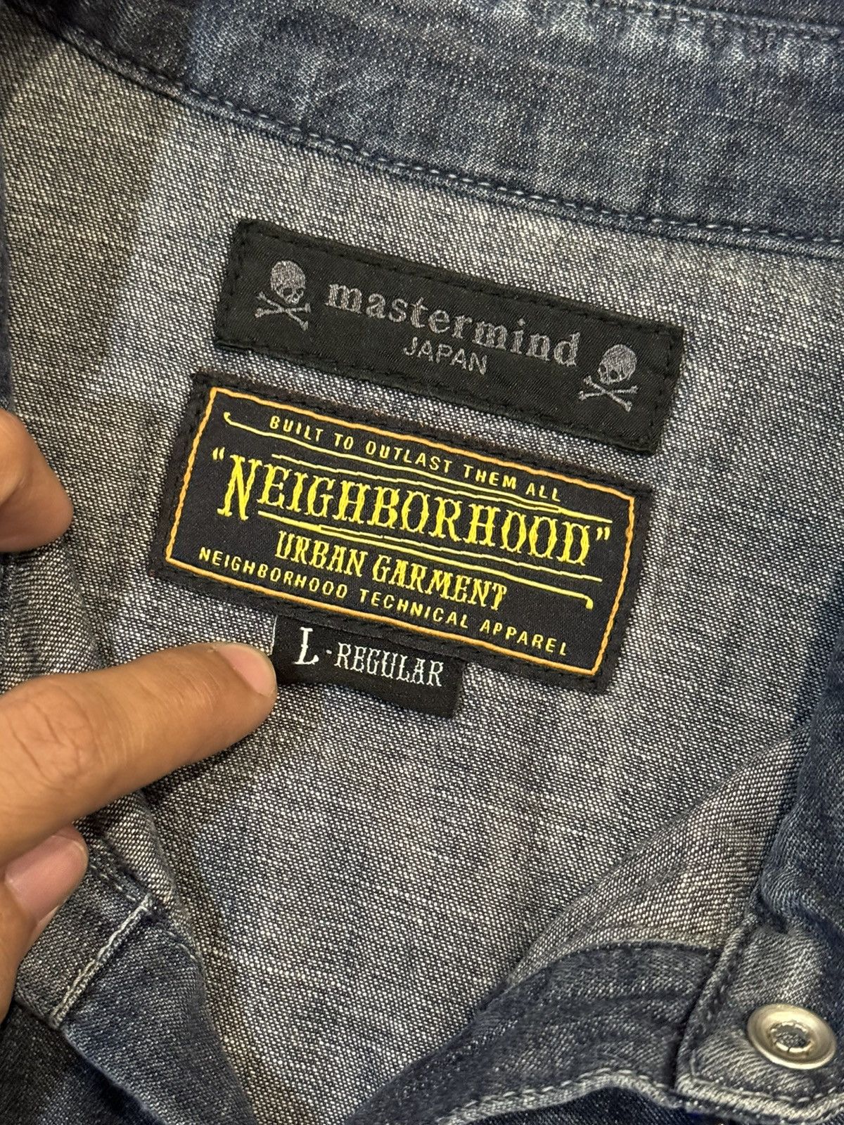 Mastermind Japan × Neighborhood Neighborhood x Mastermind Japan Savage Shirt Size US L / EU 52-54 / 3 - 10 Thumbnail