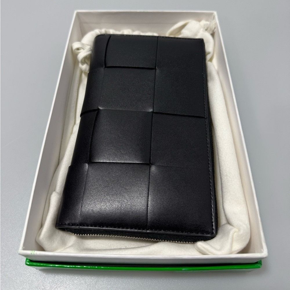 Bottega Veneta Bottega Veneta Cassette Zip Around Wallet Black Size ONE SIZE - 2 Thumbnail
