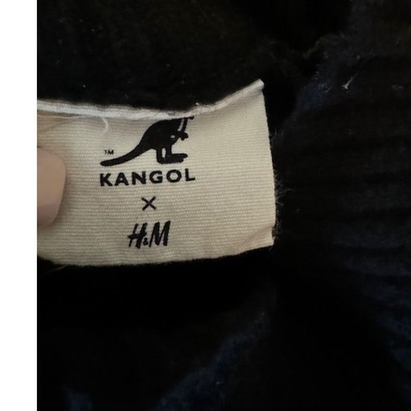 Kangol Kangol x H&M Black Oversized Mock Neck Logo Sweater XS Size XS / US 0-2 / IT 36-38 - 4 Thumbnail