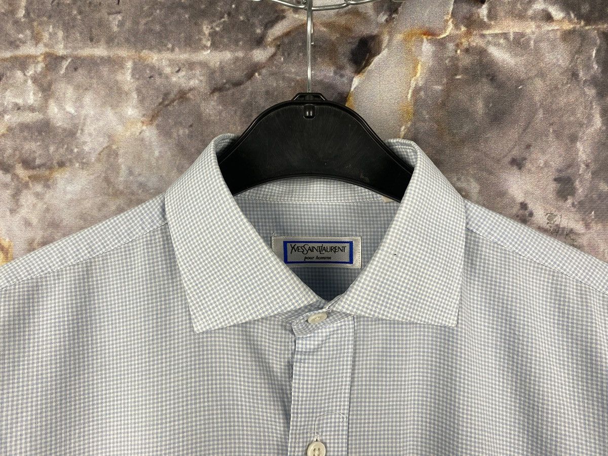 Yves Saint Laurent Mens Yves Saint Laurent Long Sleeve Shirt Button Up Size L Size US L / EU 52-54 / 3 - 5 Thumbnail