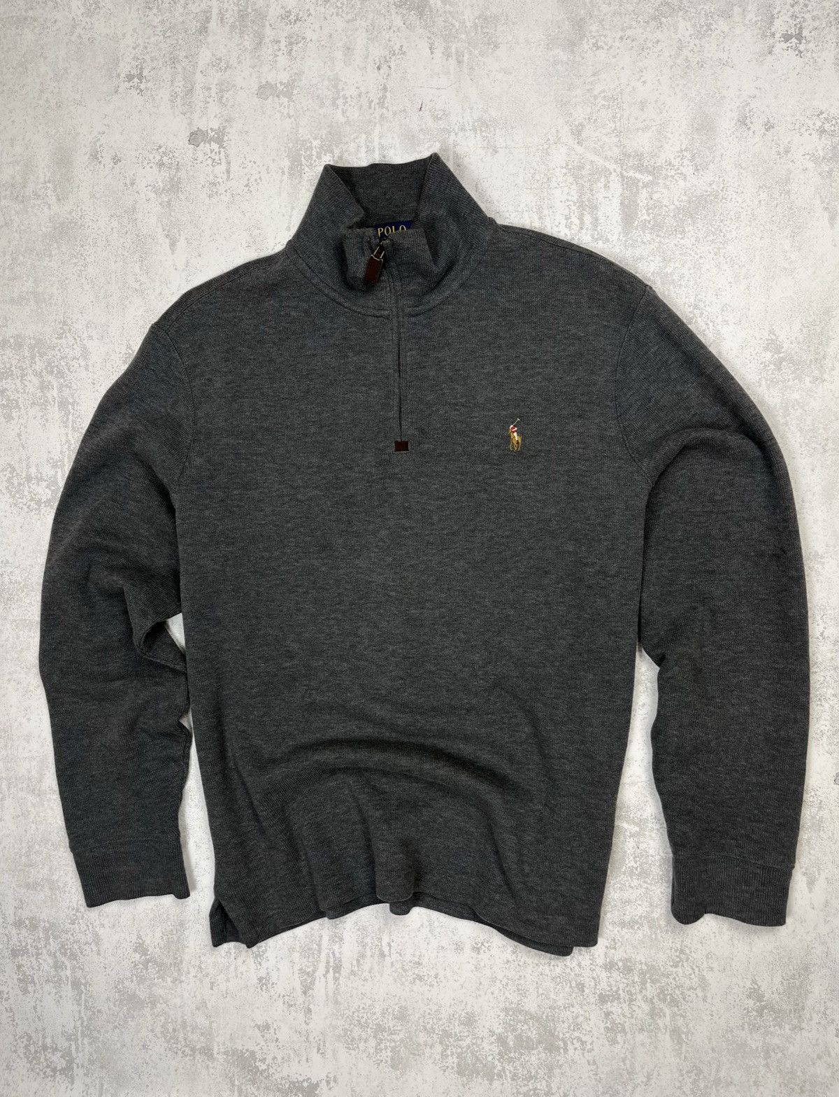 Polo Ralph Lauren Polo Ralph Lauren Premium Half-Zip Knit Jumper Size US M / EU 48-50 / 2 - 1 Thumbnail