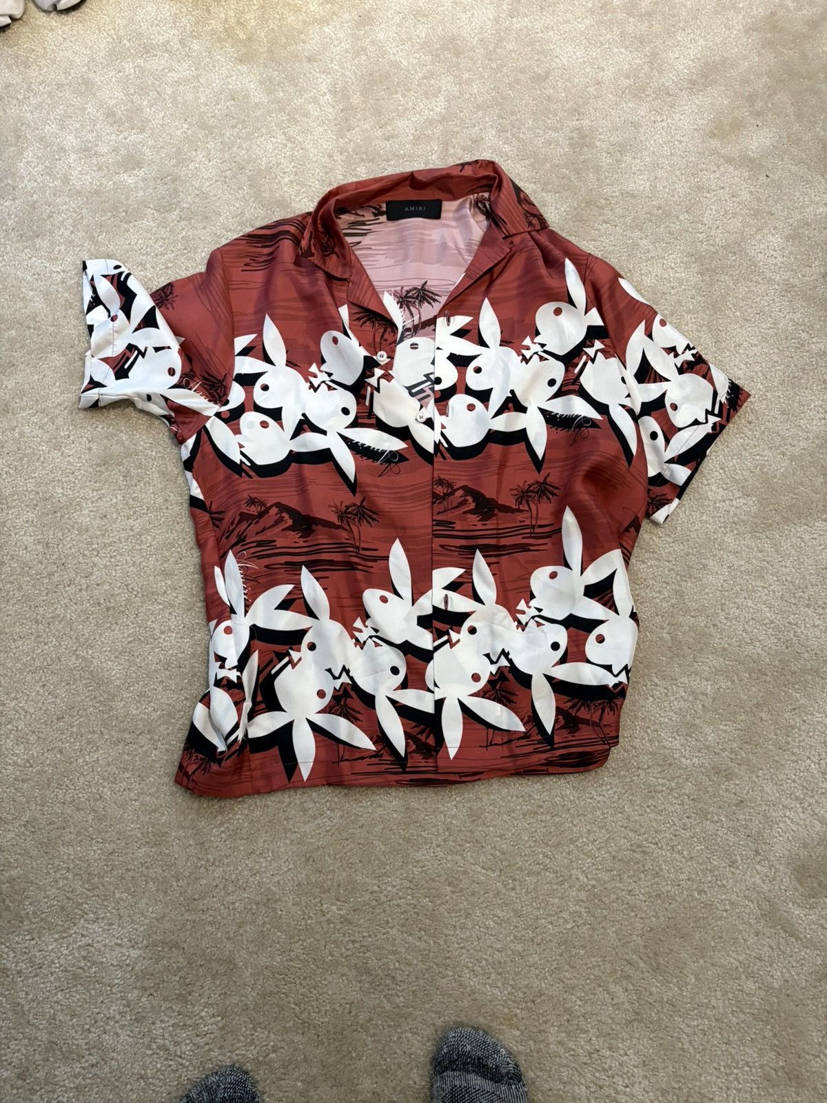 Amiri Playboy aloha Amiri silk shirt Size US M / EU 48-50 / 2 - 1 Thumbnail