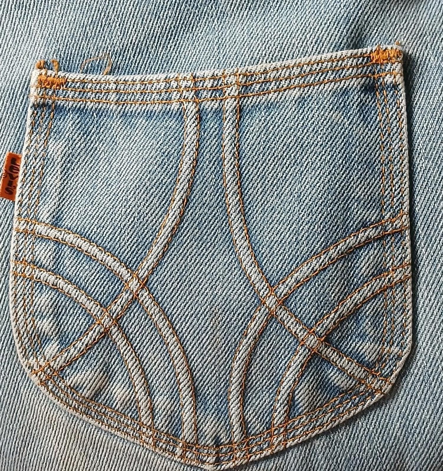 Levi's 70's Levis Fresh Produce Orange Tab Flare Jeans Men's 32x30 Size US 34 / EU 50 - 5 Thumbnail