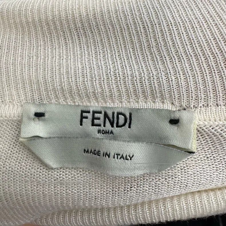 Fendi Fendi Monogrammed Wool Knit High-neck Sweater Size XS / US 0-2 / IT 36-38 - 2 Thumbnail