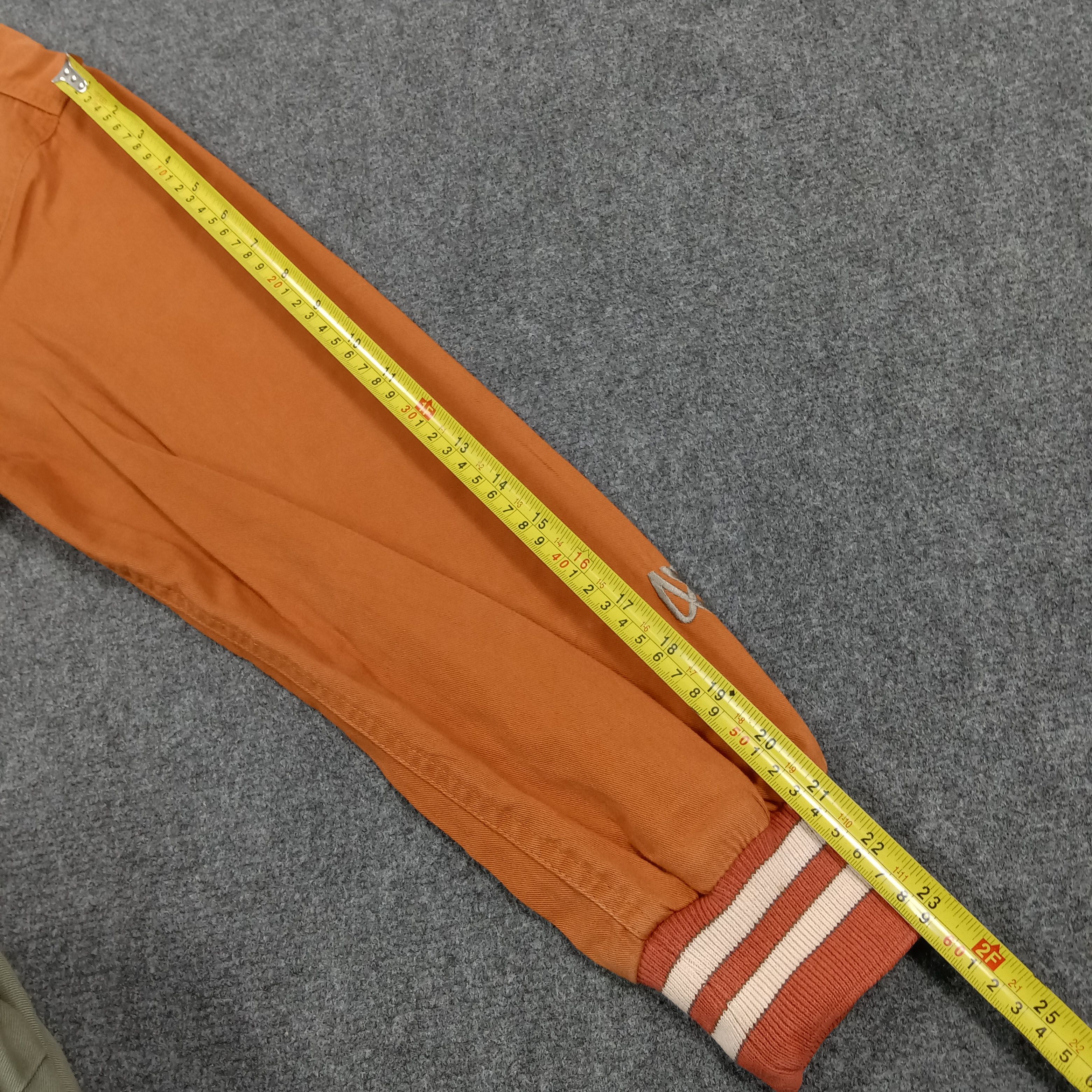 45rpm Rare 45RPM Studio Japan Varsity Orange Bomber Jacket C288N8 Size US L / EU 52-54 / 3 - 7 Thumbnail