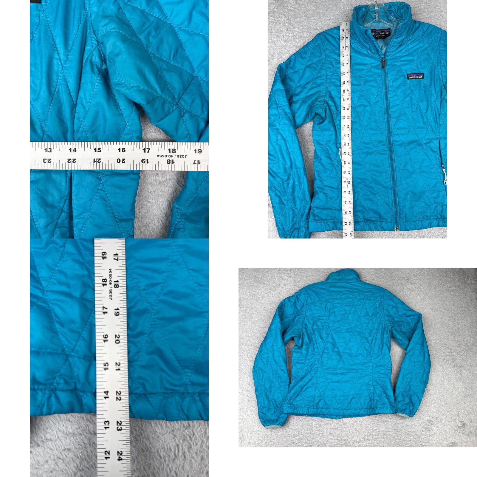 Patagonia Patagonia Jacket Women XS Blue Nano Puff Primaloft Quilted Poly Shell Hooded Full Zip Lightweight Pockets Logo Outdoor Size XS / US 0-2 / IT 36-38 - 9 Thumbnail