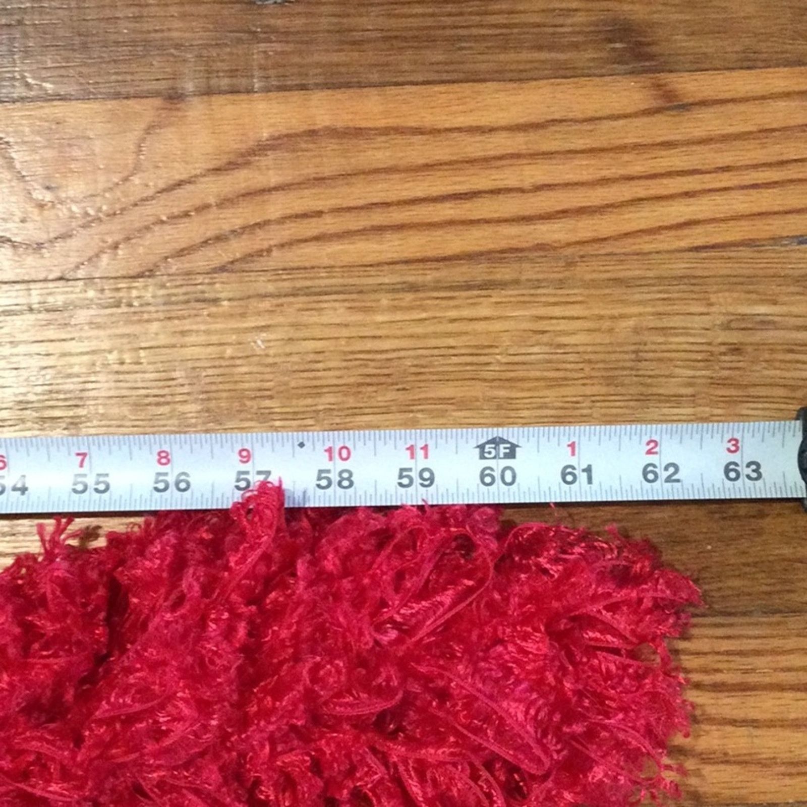 Other Hot Pink Fuzzy Cozy Scarf 100% Polyester 62" by 4" Size ONE SIZE - 10 Thumbnail