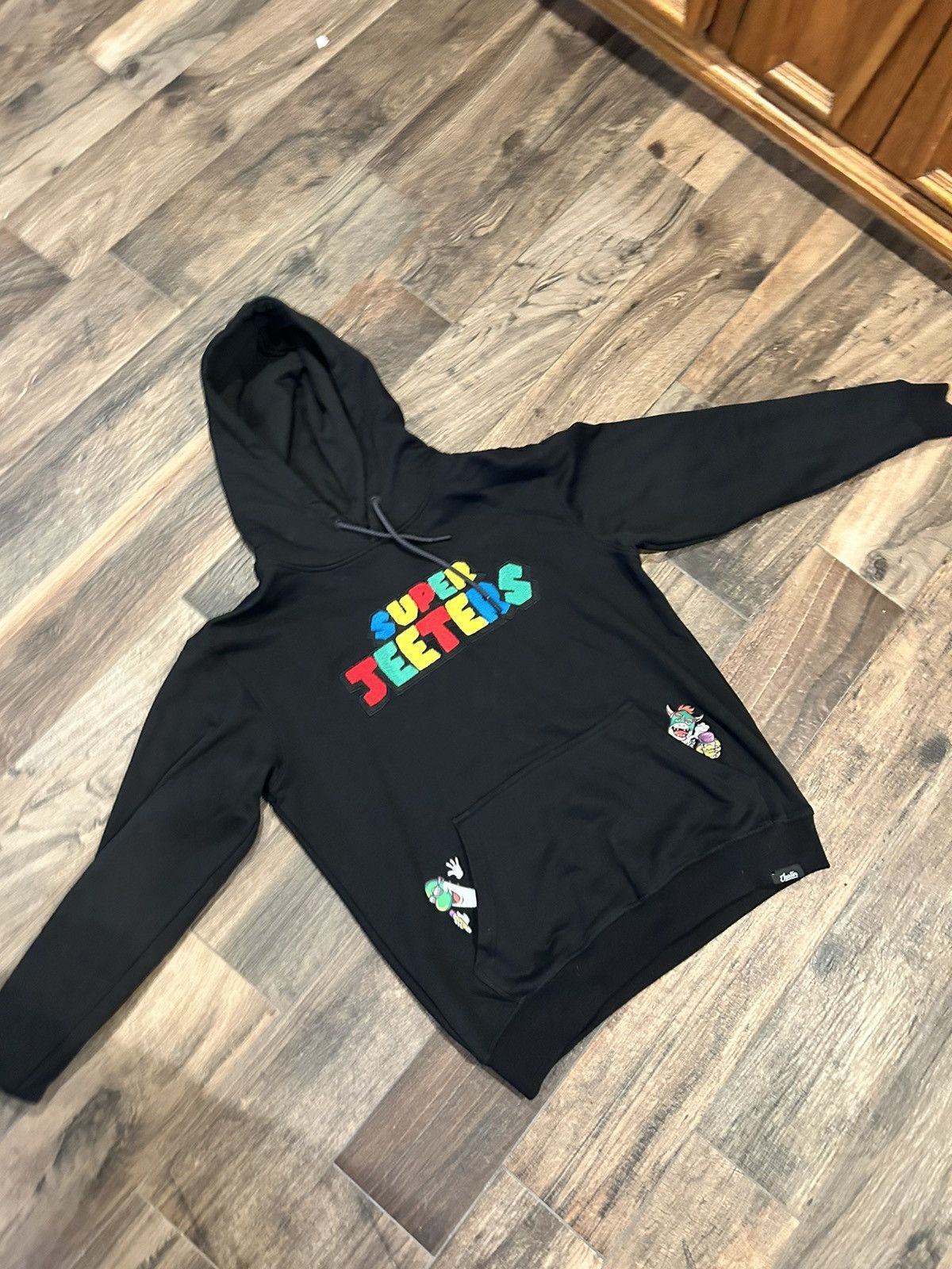 image of Super Jeeters Limited 420 Merch (Hoodie) . 108/420 in Black, Men's (Size Large)