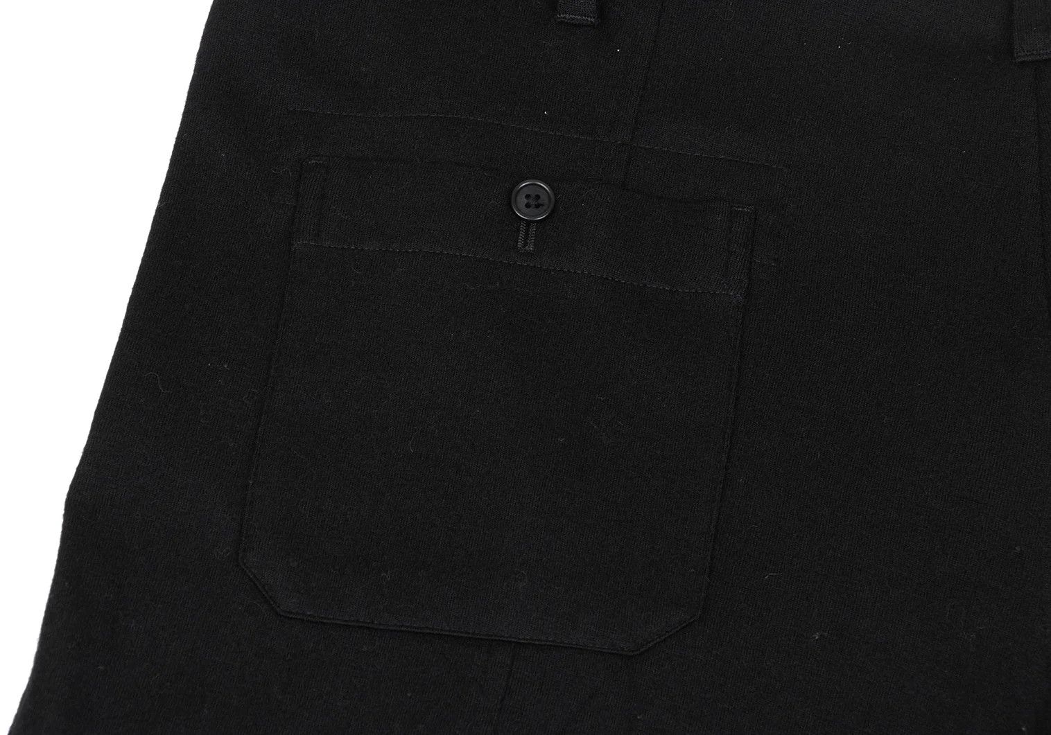 Yohji Yamamoto Yohji Yamamoto Wool Wide Cropped Pants Black Size US 34 / EU 50 - 10 Thumbnail