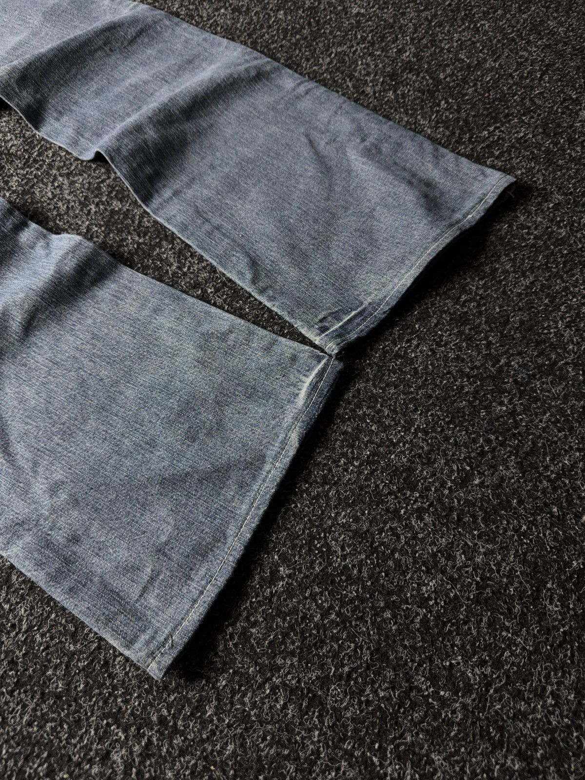 United Colors Of Benetton Retro 90s Benetton Y2K zip pocket wide leg denim jeans 28 Size 30" / US 8 / IT 44 - 15 Thumbnail