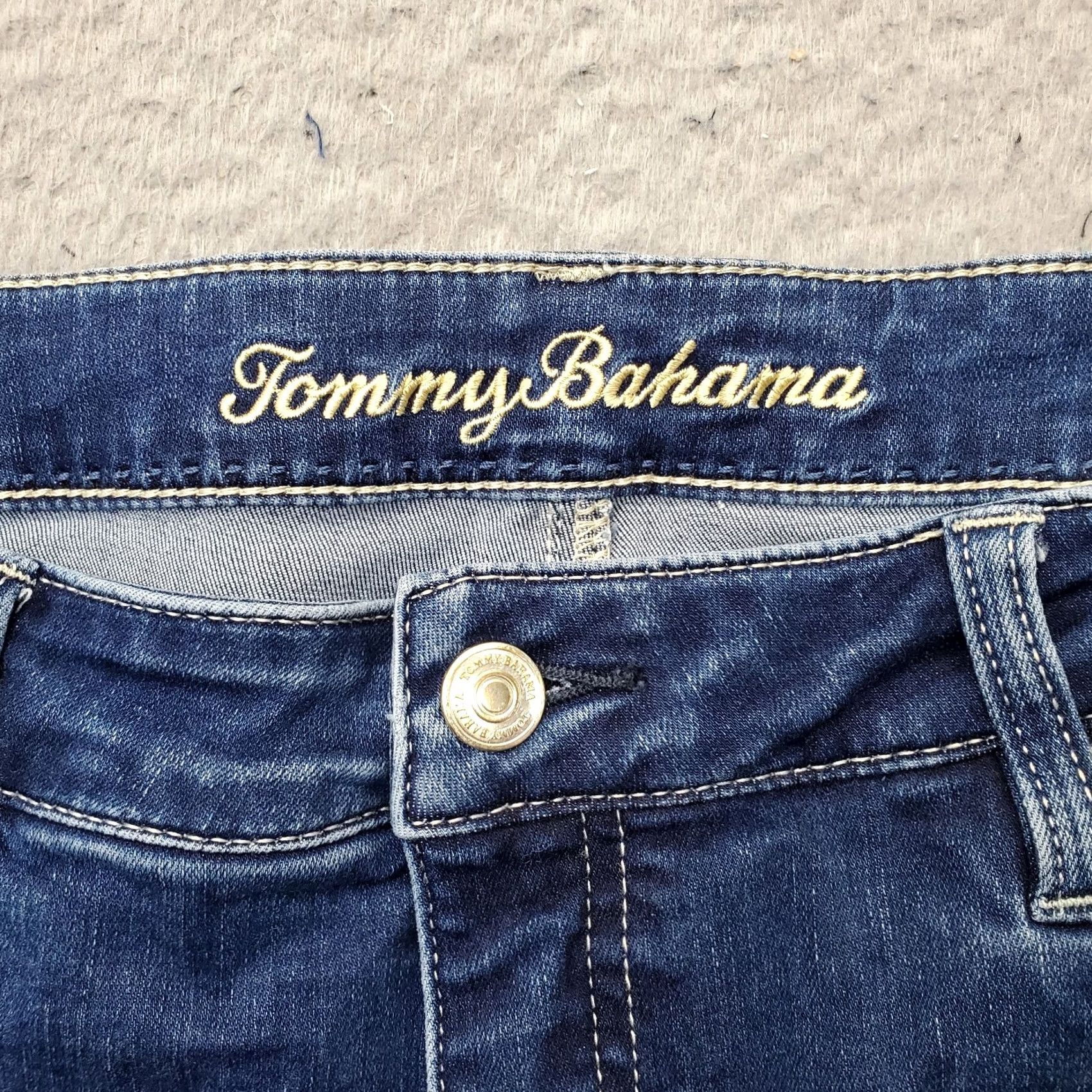 Tommy Bahama Tommy Bahama Womens 14 Jeans Denim High Rise Skinny 5-Pocket Stretch Blue Size 36" / US 14 / IT 50 - 7 Thumbnail