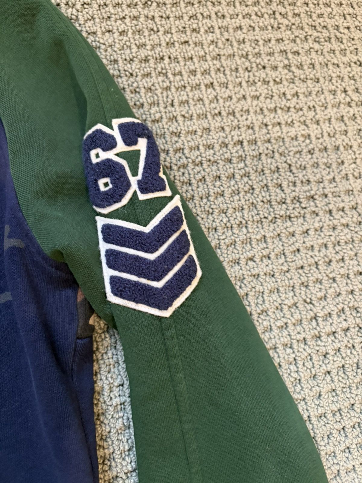 Polo Ralph Lauren Like new cotton/ fleece lining. Vintage varsity design Size US S / EU 44-46 / 1 - 8 Thumbnail