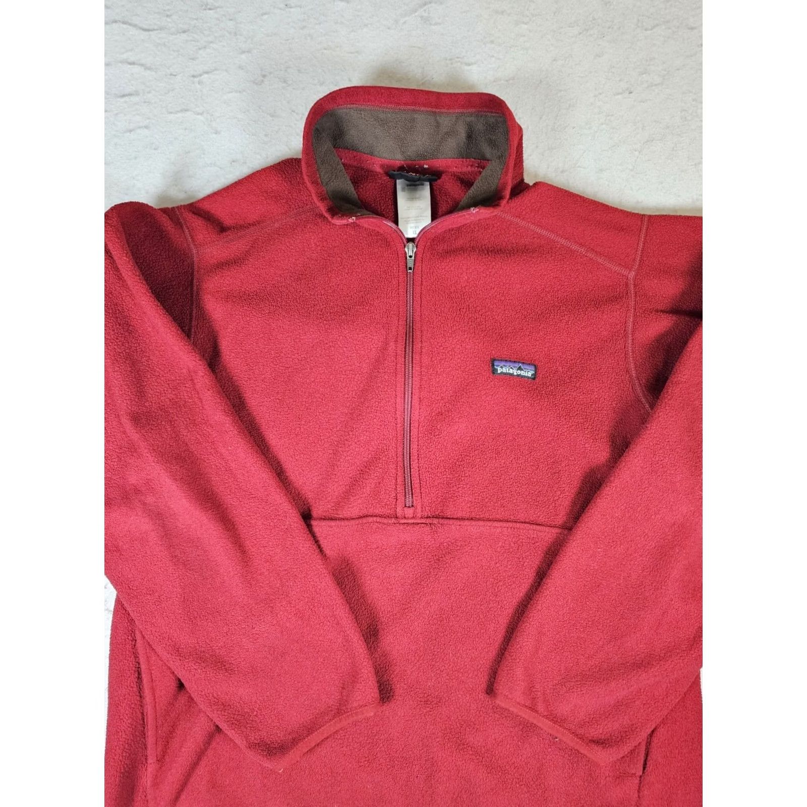 Patagonia VINTAGE Patagonia Synchilla Fleece 1/4 Zip Pullover Jumper Jacket Men's XL Red Jacket Size US XL / EU 56 / 4 - 2 Thumbnail