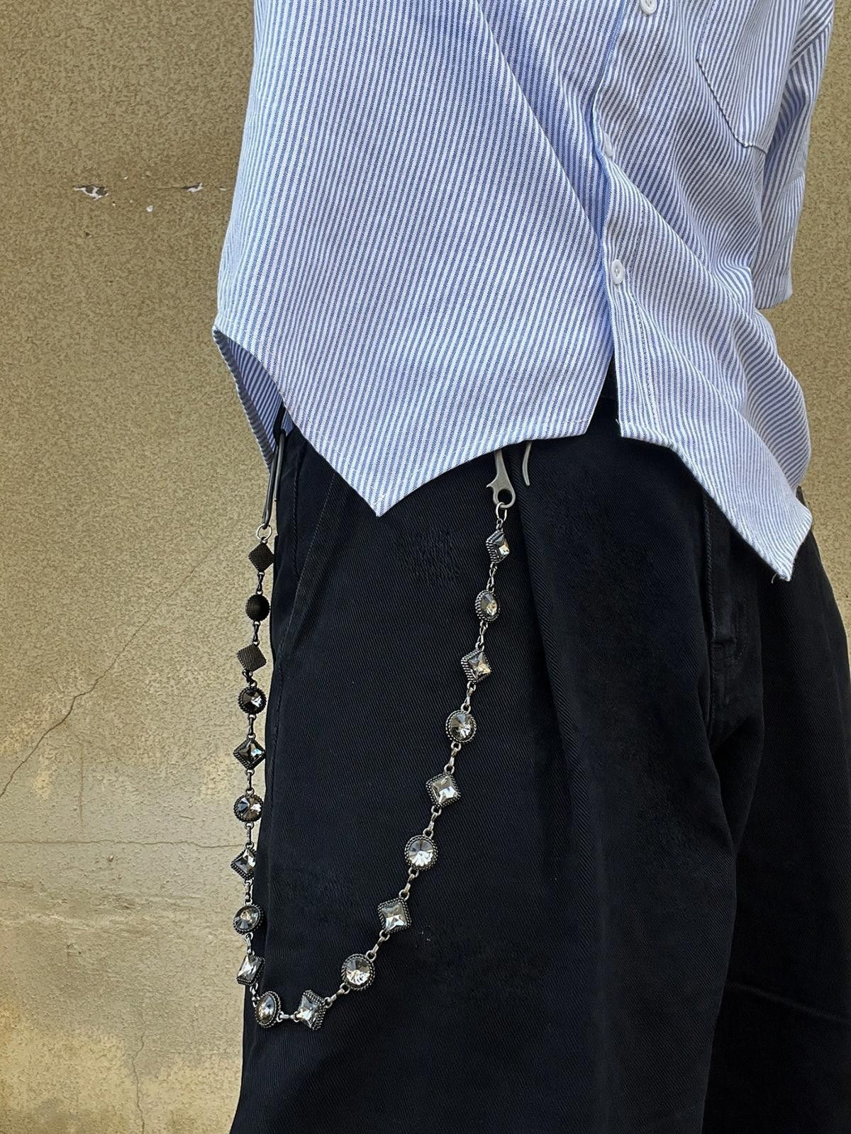 Vintage Black Beaded Chain Accessory for Menswear Size ONE SIZE - 1 Thumbnail
