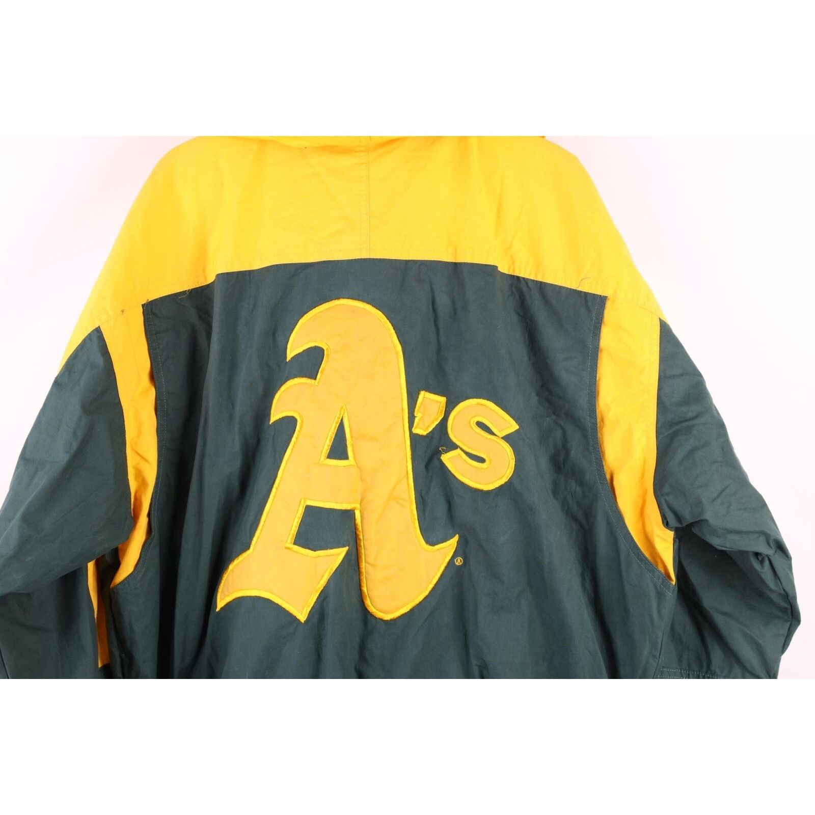Vintage NOS Vintage 90s Hooded Oakland Athletics Baseball Jacket Size US M / EU 48-50 / 2 - 14 Thumbnail