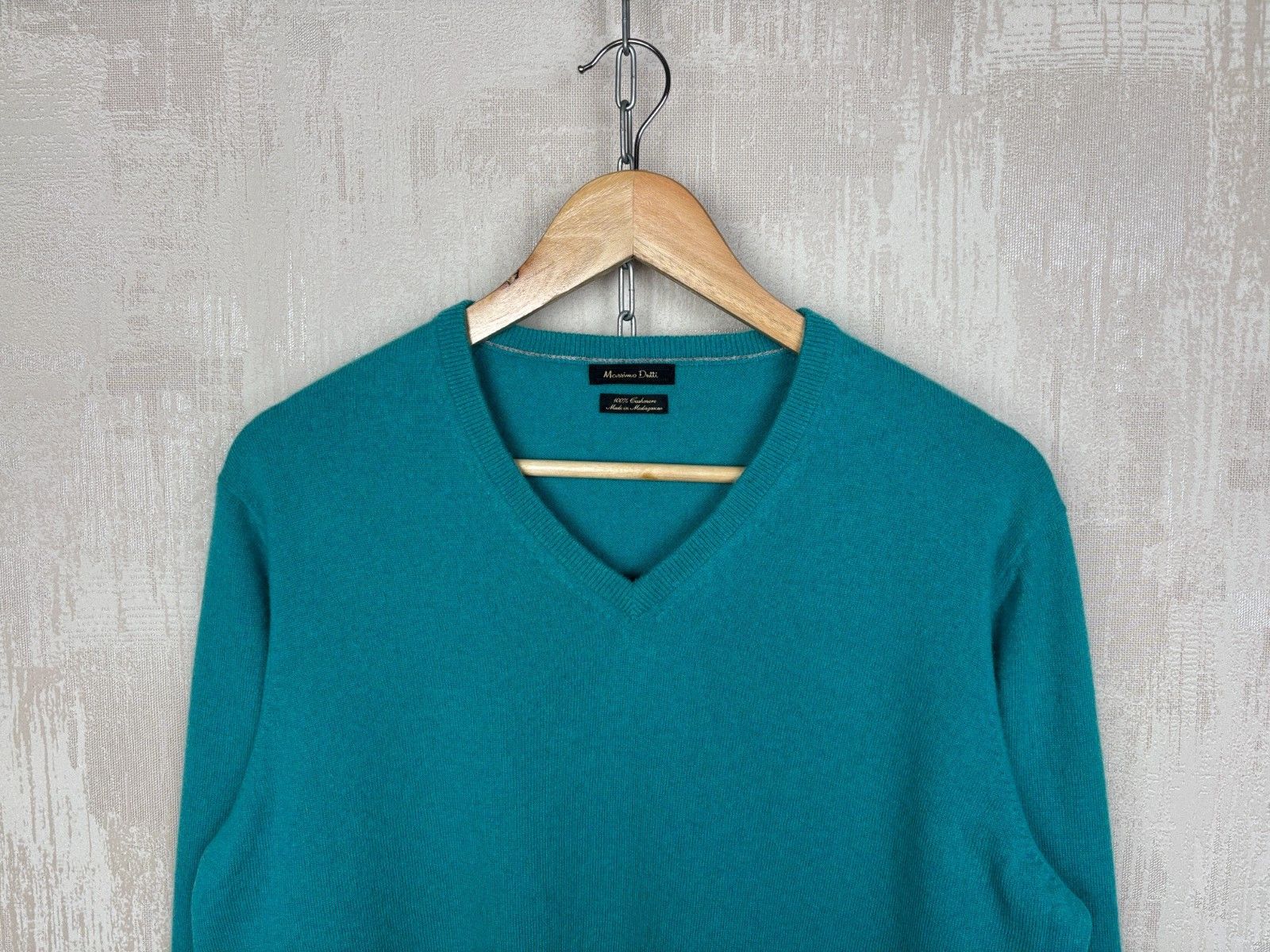 Massimo Dutti Massimo Dutti 100 % Cashmere Sweater V-neck fits to L-XL Size US XL / EU 56 / 4 - 4 Thumbnail