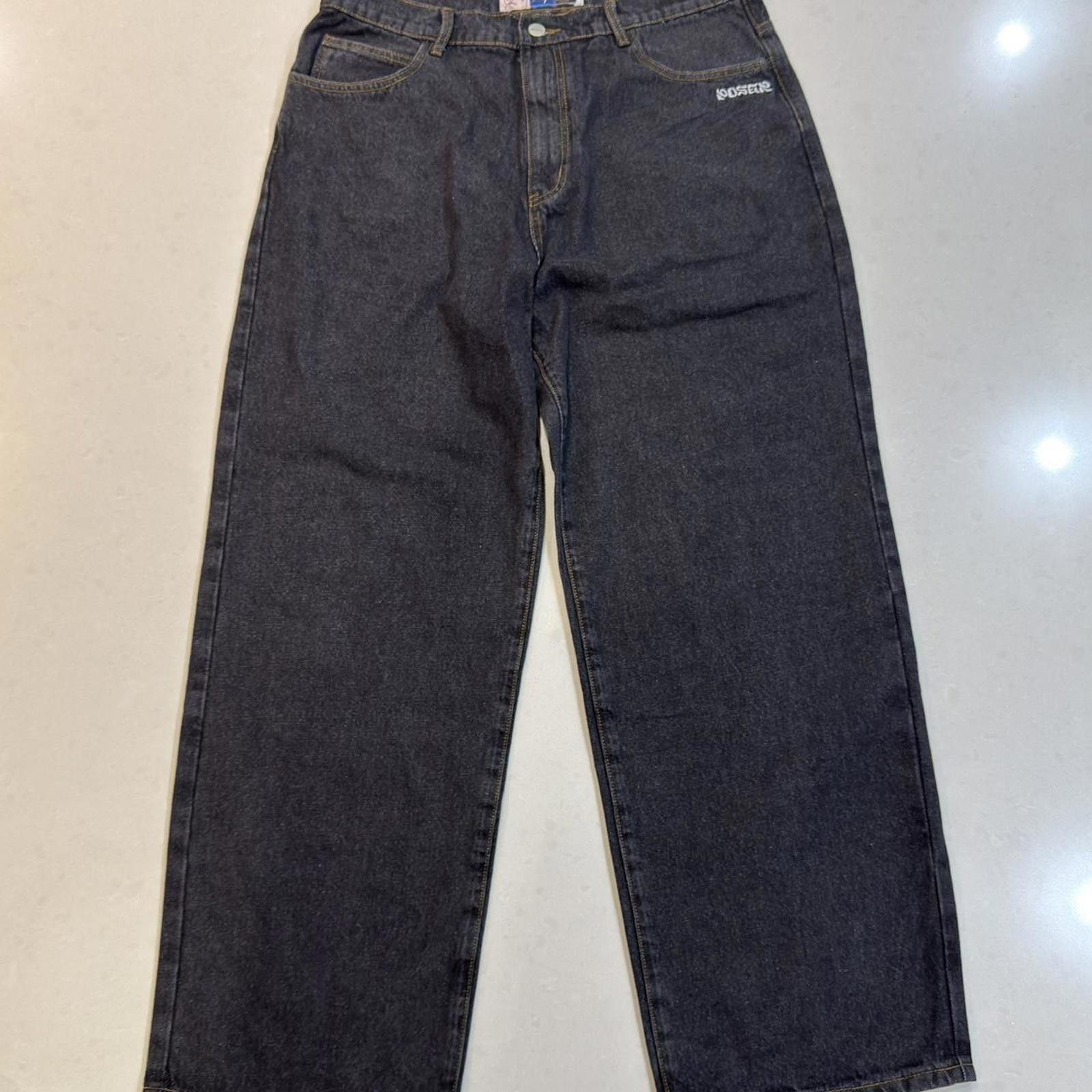 Other Poser Cops and Robbers Black Baggy Jeans L Size US 34 / EU 50 - 2 Thumbnail