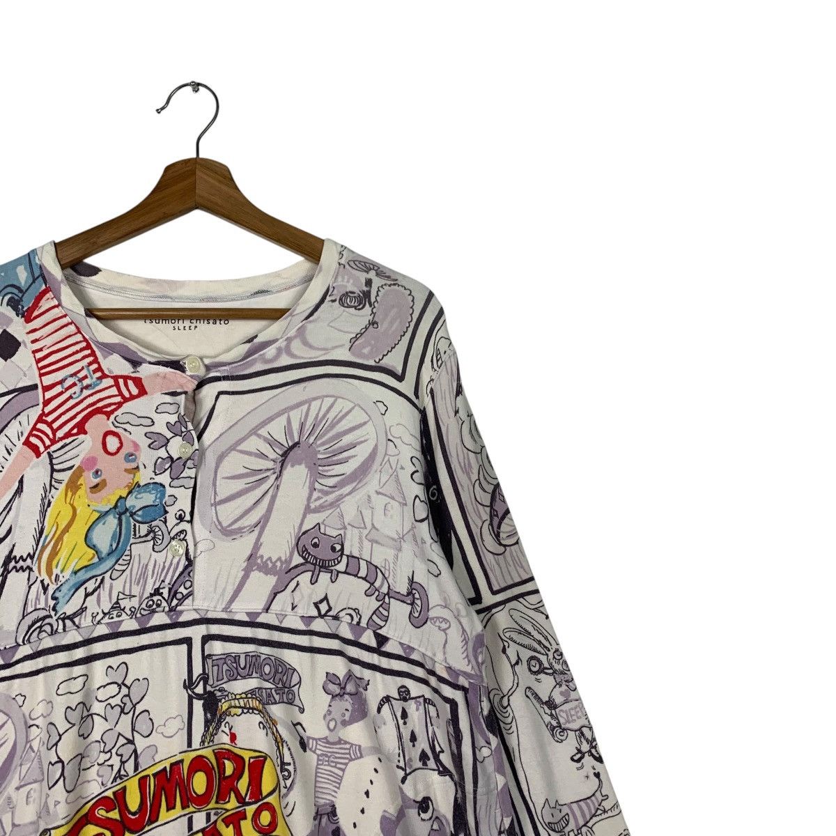 Tsumori Chisato TSUMORI CHISATO Sleep Fullprint Big Logo T Shirt #2083-C91 Size M / US 6-8 / IT 42-44 - 6 Thumbnail