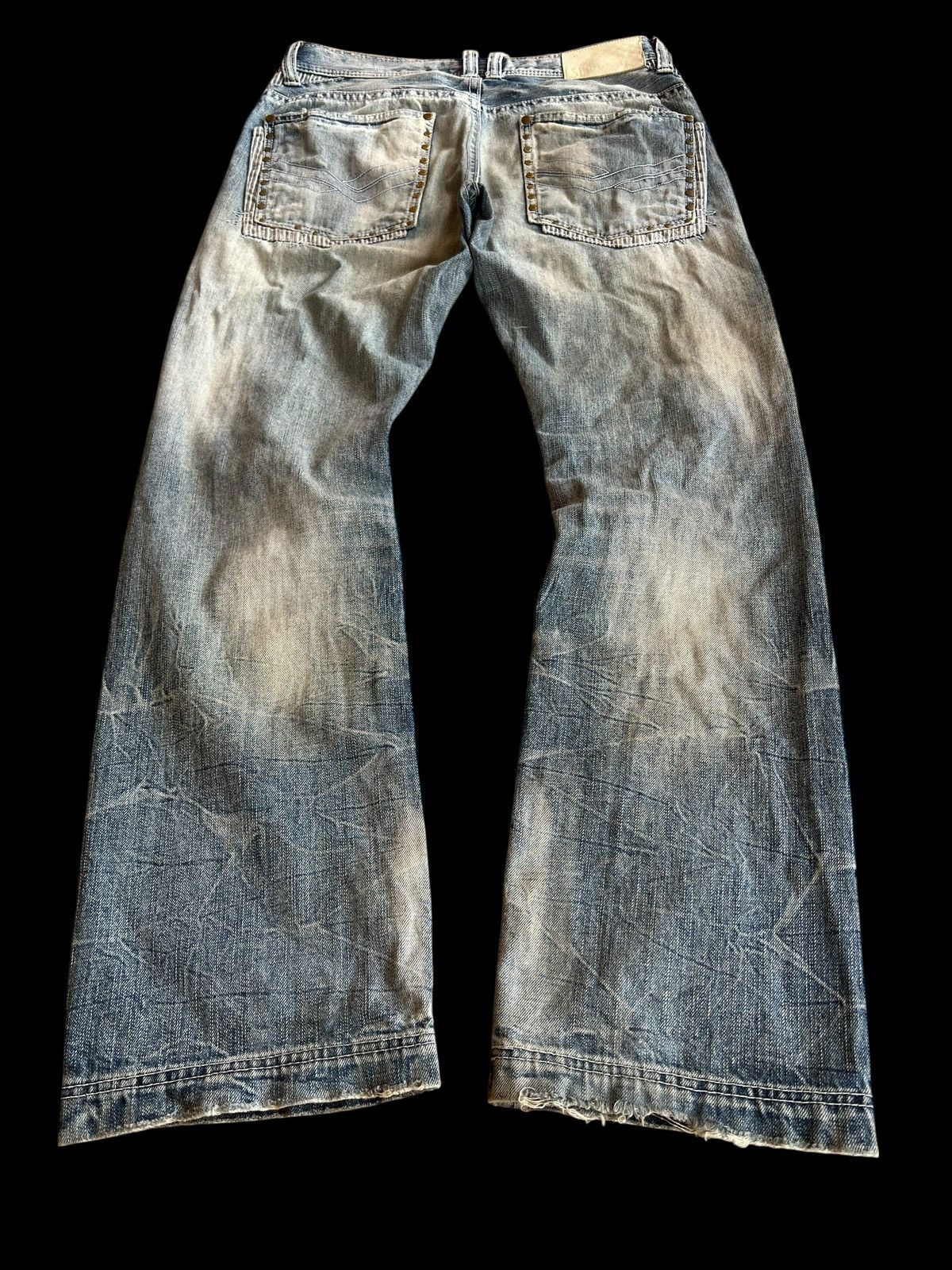 Japanese Brand Vintage Karl Kani Distress Faded Jean Size US 32 / EU 48 - 2 Thumbnail