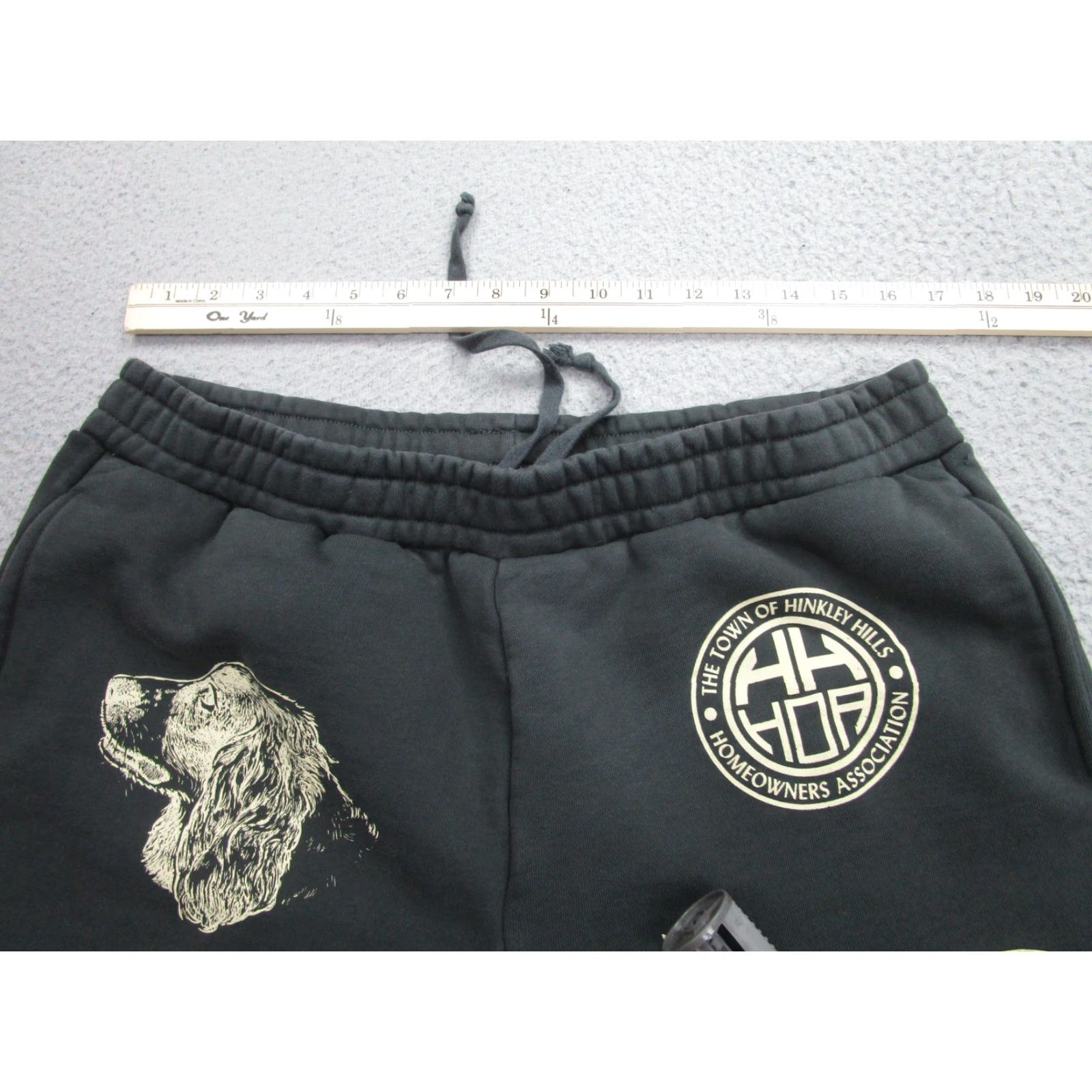 Vintage VINTAGE The 'Burbs Sweatpants Mens Medium Dark Gray Graphic Joggers Drawstring Pockets 100% Cotton Activewear Size US 31 - 5 Thumbnail