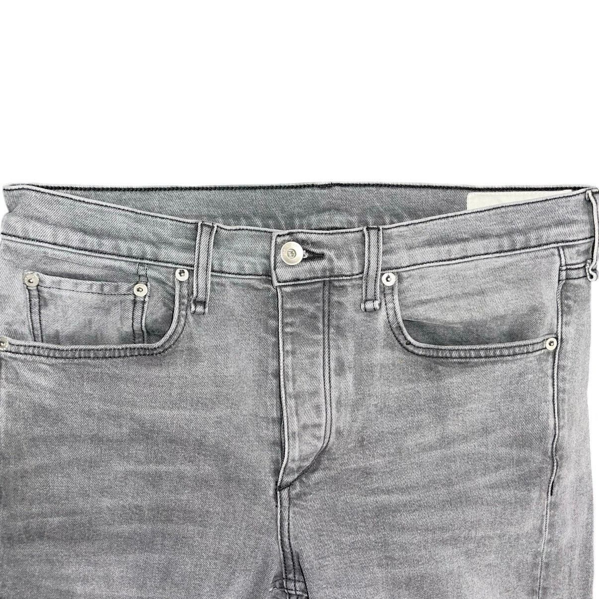 Rag & Bone Fit 1 Extra Slim Button Fly Greyson Jeans SZ 33 Punk Grunge Size US 33 - 3 Thumbnail