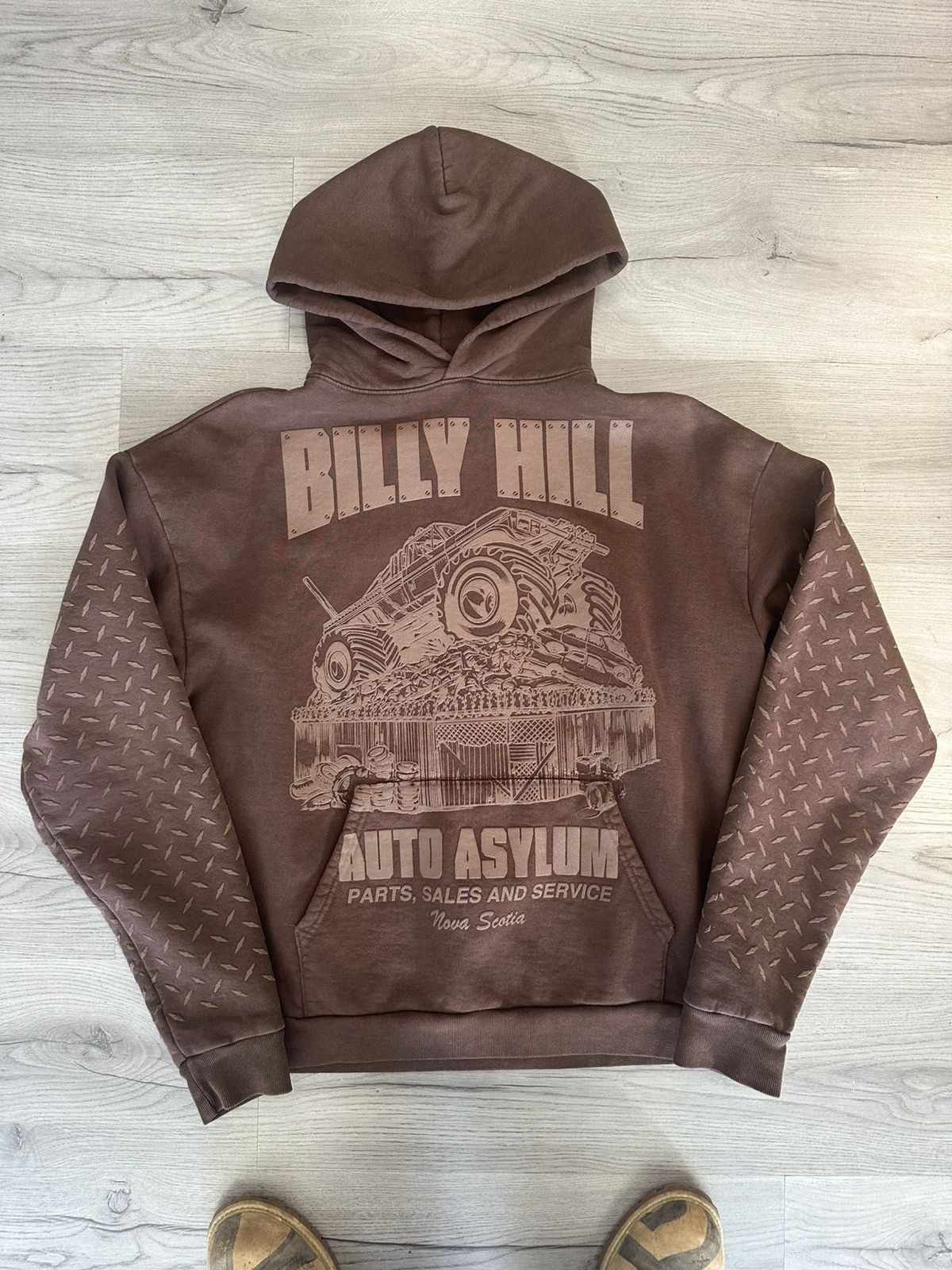 Billy Hill Billy Hill Auto Asylum Hoodie Brown Size US XL / EU 56 / 4 - 1 Thumbnail