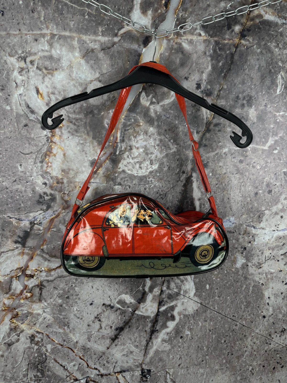 Vintage Bag Tin Tin Rare Citroën 2CV 1981 Size ONE SIZE - 3 Thumbnail