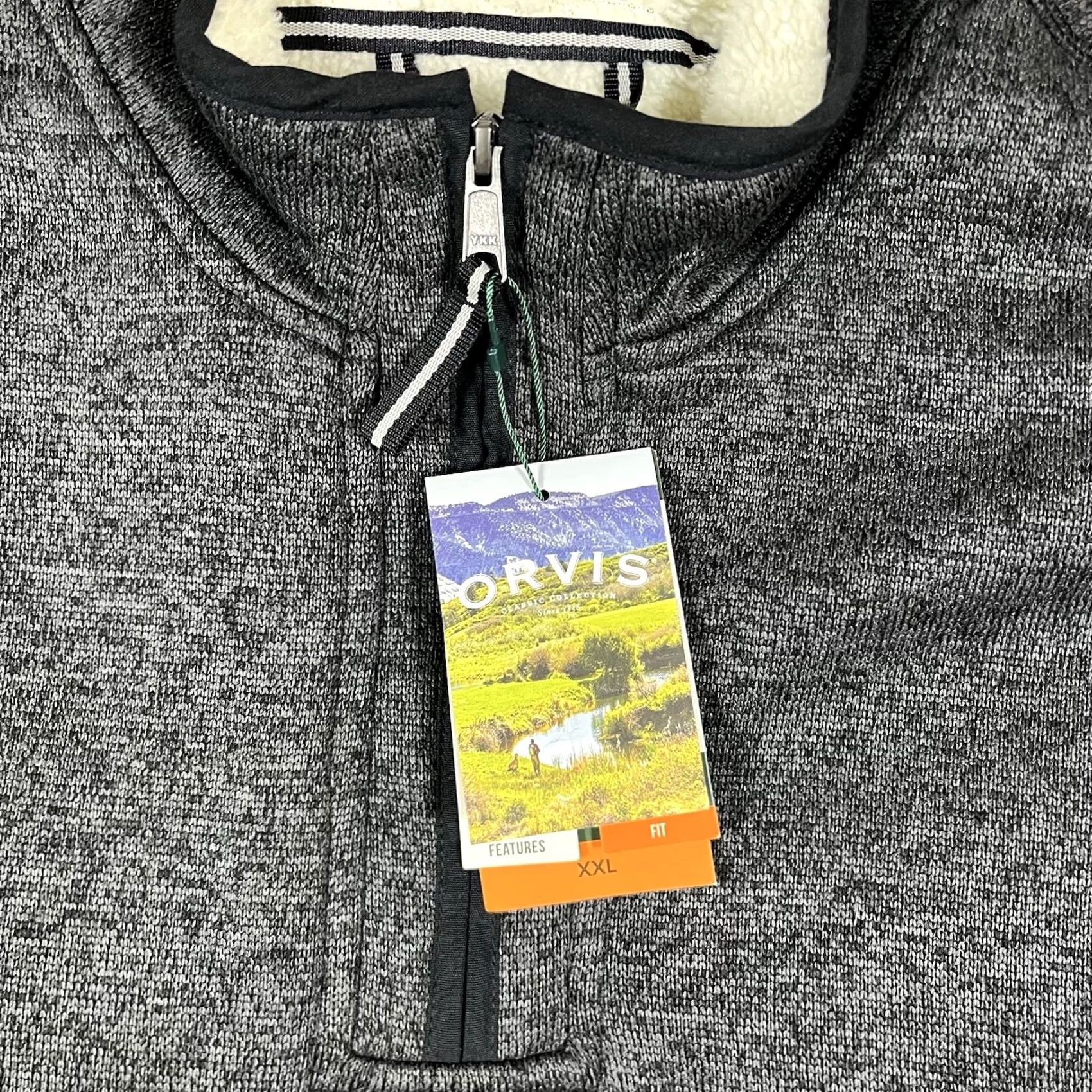 Orvis Orvis 1/4 Zip Pullover Mens 2XL Sherpa Lined Sweater Fleece New Hunting Fishing Shirt Category: Sweater Size US XXL / EU 58 / 5 - 5 Thumbnail