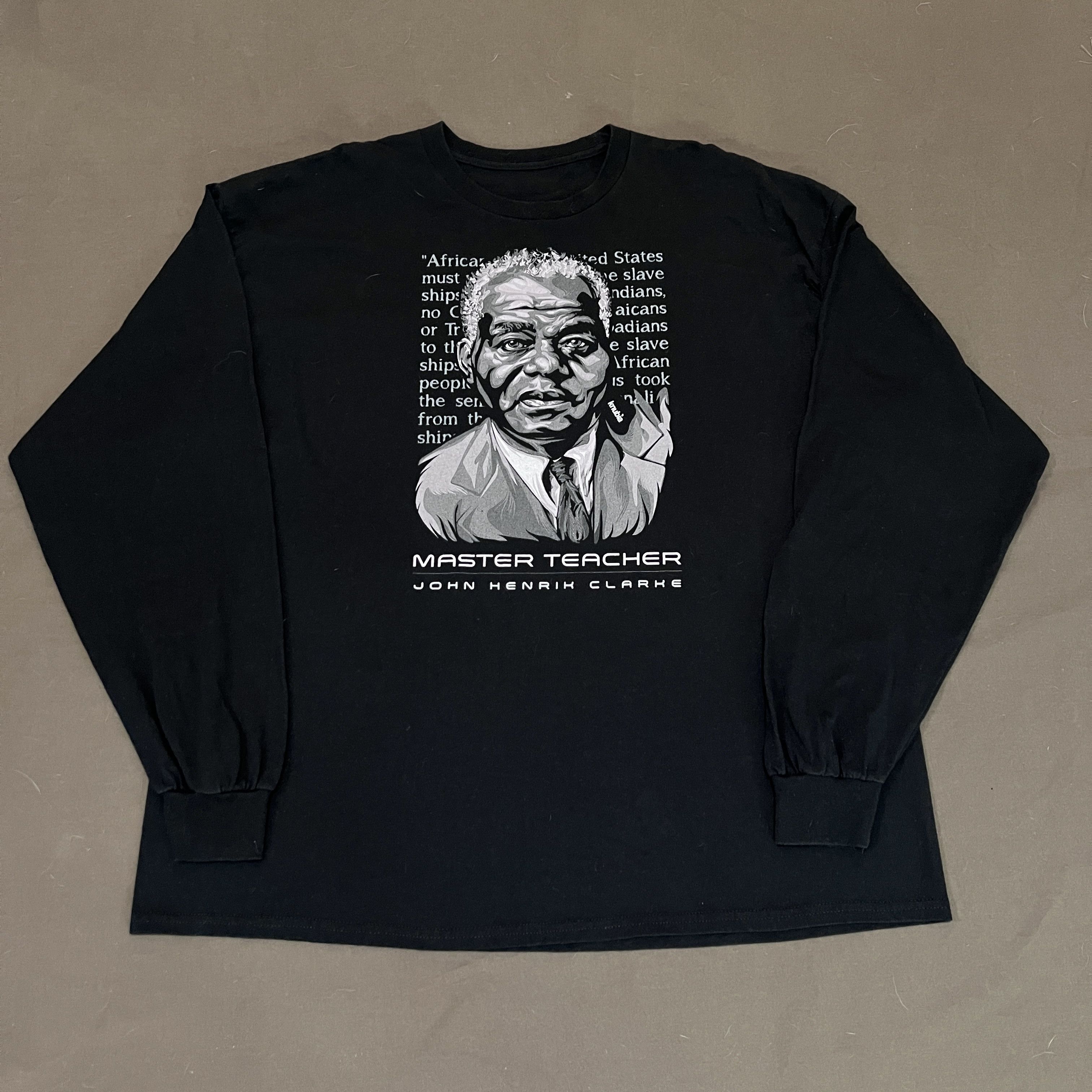 Vintage Vintage Y2K John Henrik Clarke Black History Promo Tee 2XL Size US XXL / EU 58 / 5 - 2 Thumbnail