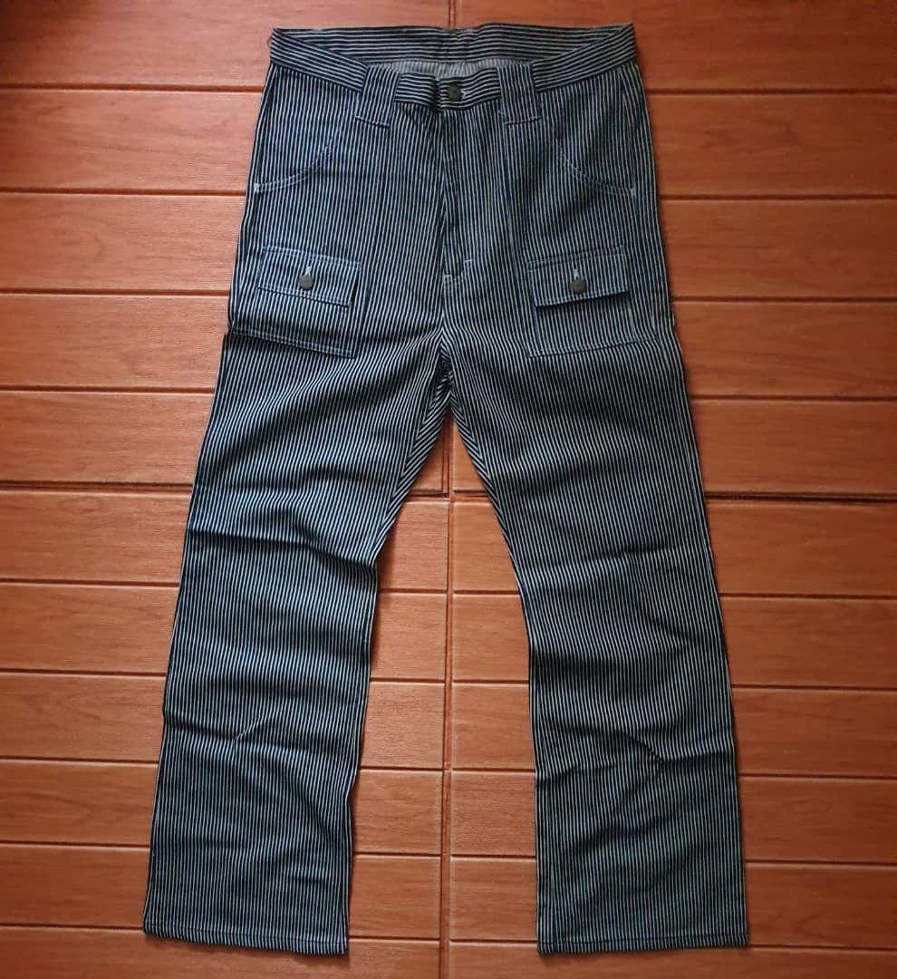 Smith's American 💥Hickory stripe Smith Japanese style Bush pant Size US 33 - 1 Thumbnail