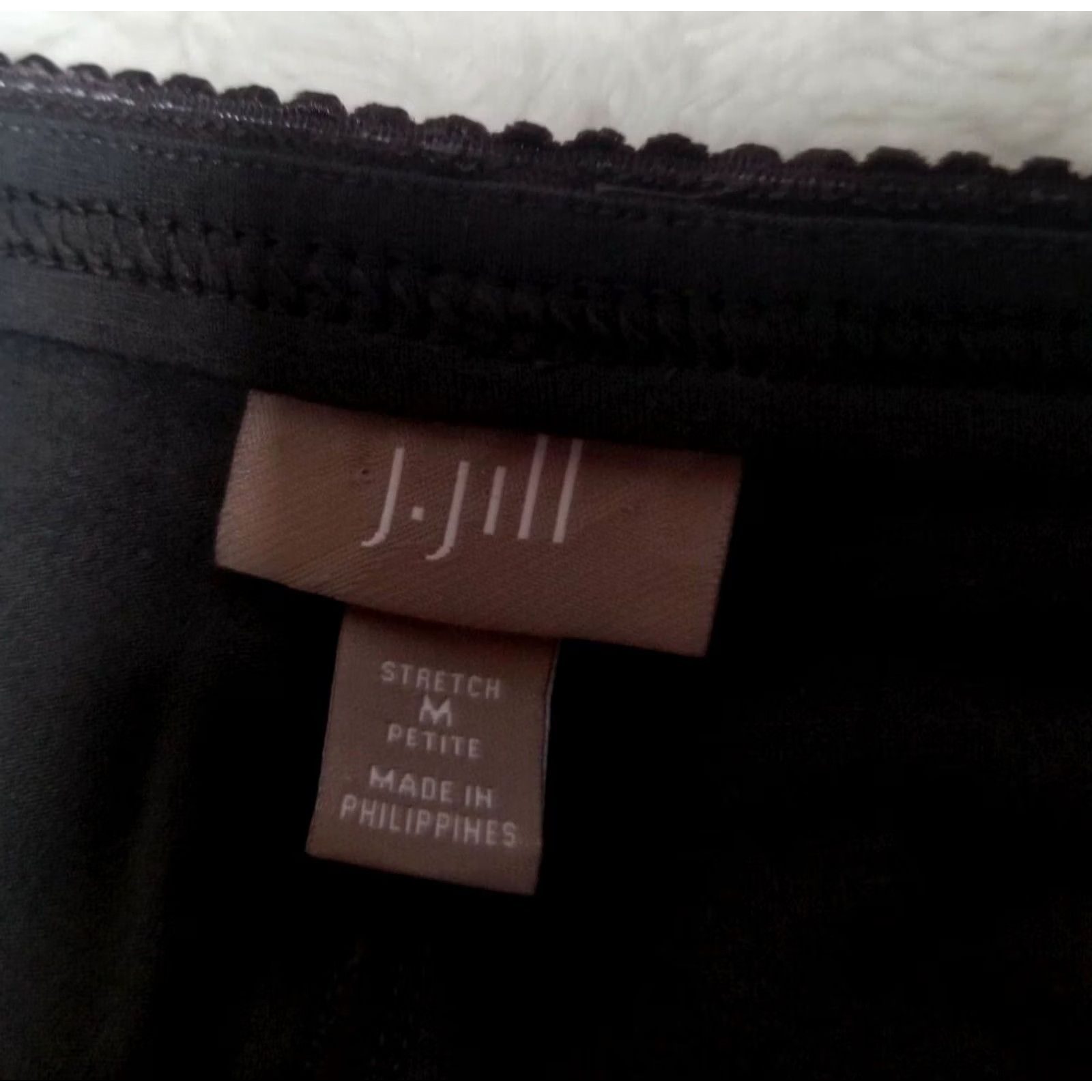 J. Jill J.Jill Womens Petite Medium High Waist Cropped Leggings Gray Pants Ior Linen? Size 32" / US 10 / IT 46 - 2 Thumbnail