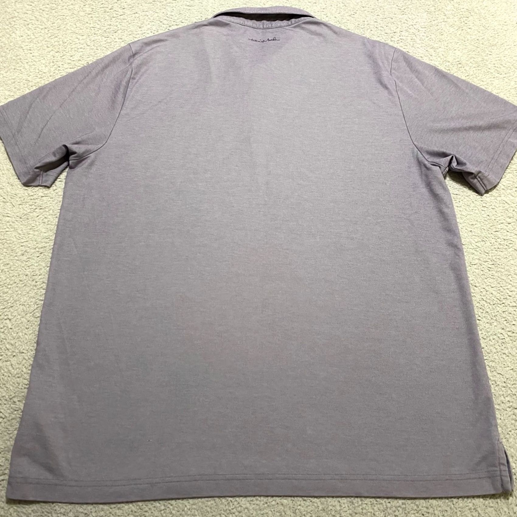 TravisMathew Travis Mathew Mens Polo Golf Shirt Solid Gray Short Sleeve 2XL Casual Logo Athletic Outdoor Size US XXL / EU 58 / 5 - 2 Thumbnail