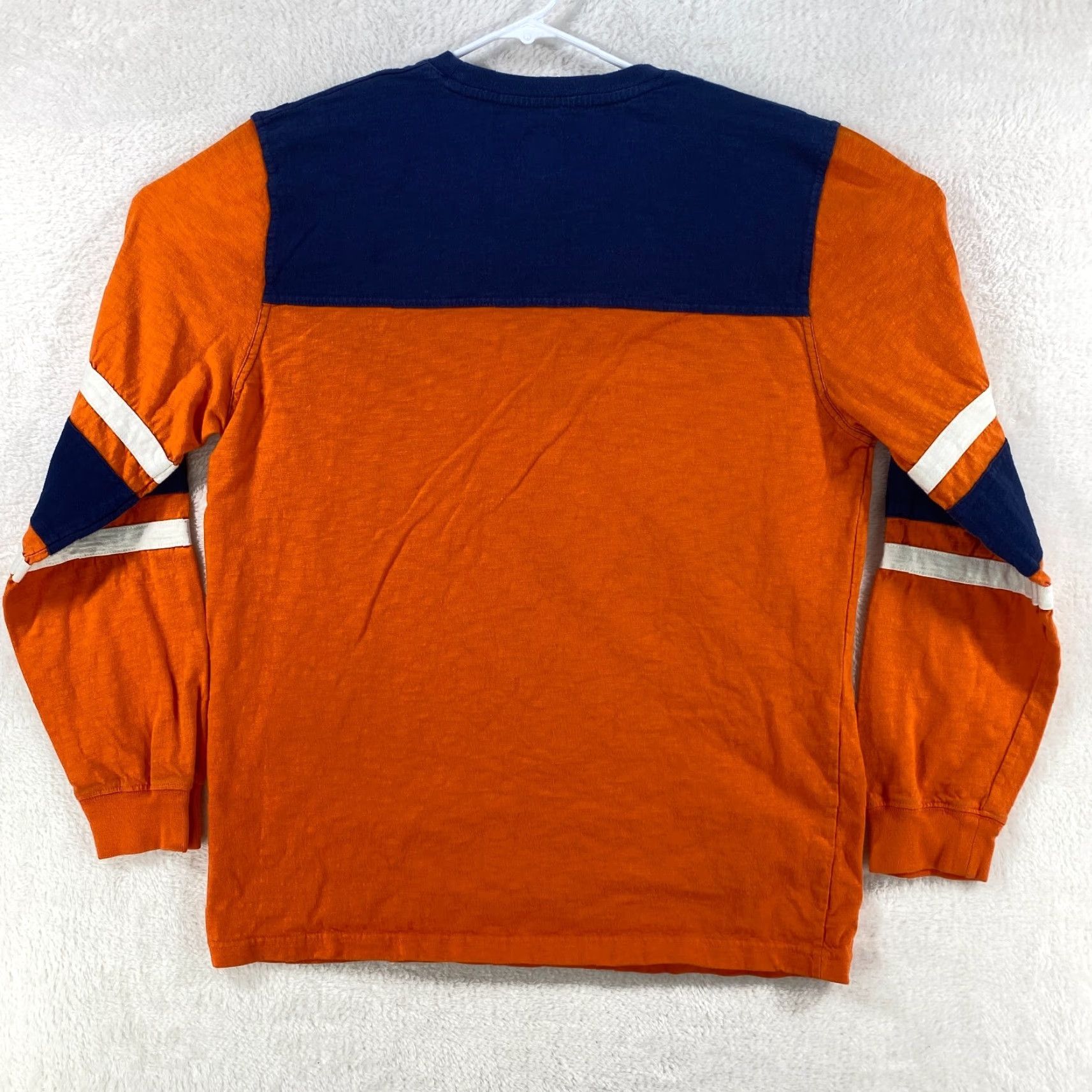 NFL VINTAGE Denver Broncos NFL Football Long Sleeve Game Day T-Shirt Mens SZ XL Orange Blue Size US XL / EU 56 / 4 - 2 Thumbnail