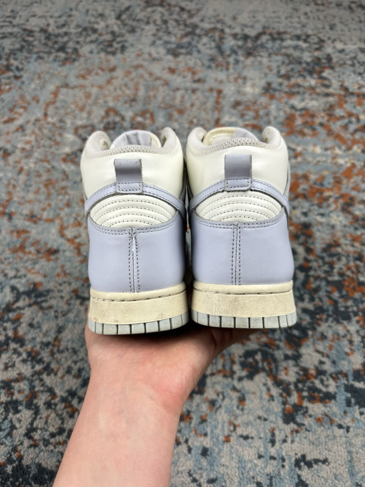 Nike × Vintage Nike dunk high football grey high top sneakers Size US 8 / IT 38 - 5 Thumbnail