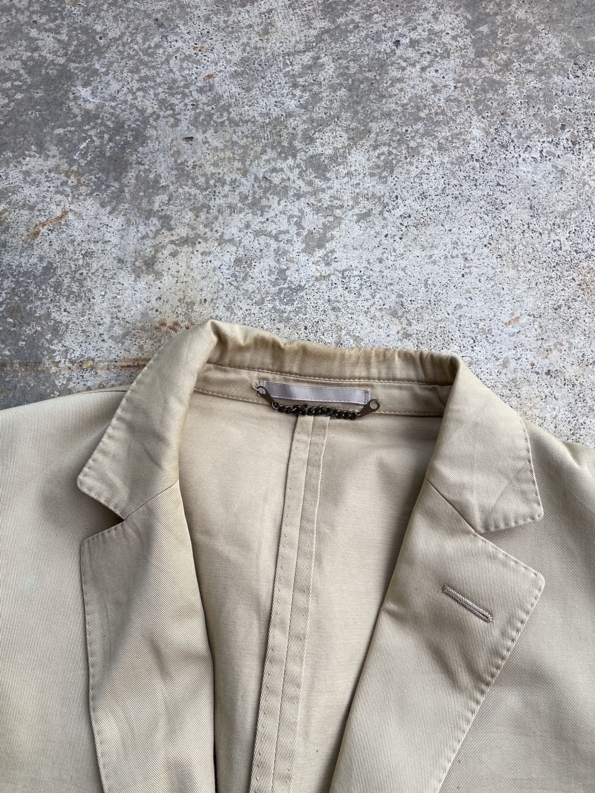 Ermenegildo Zegna SS2010 "Lavato In Capo" Garment Dyed Cotton Blazer Jacket Size 52S - 4 Thumbnail
