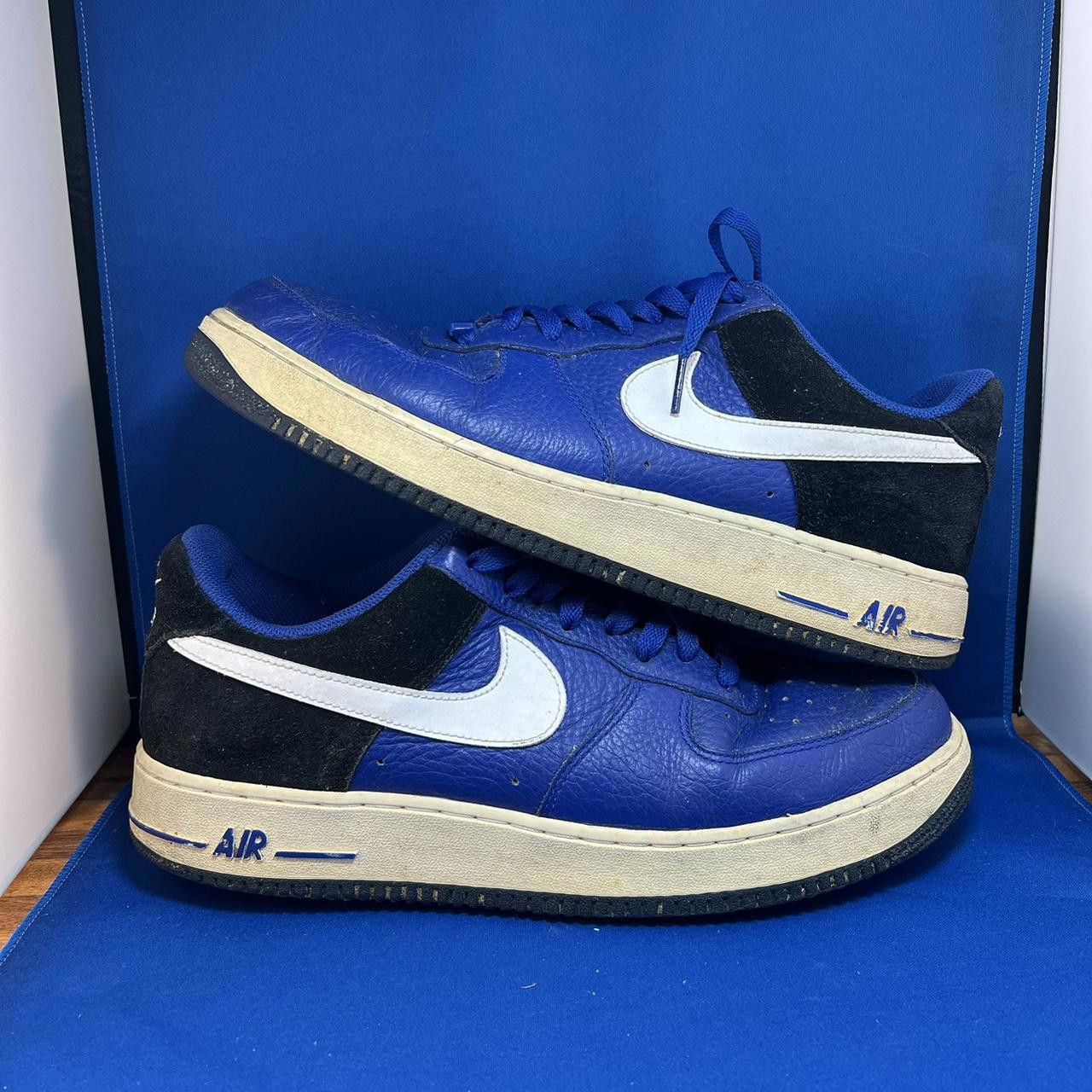Nike Nike Air Force 1 Sneakers - Blue & Black - Classic 11.5 Size US 11.5 / EU 44-45 - 1 Thumbnail