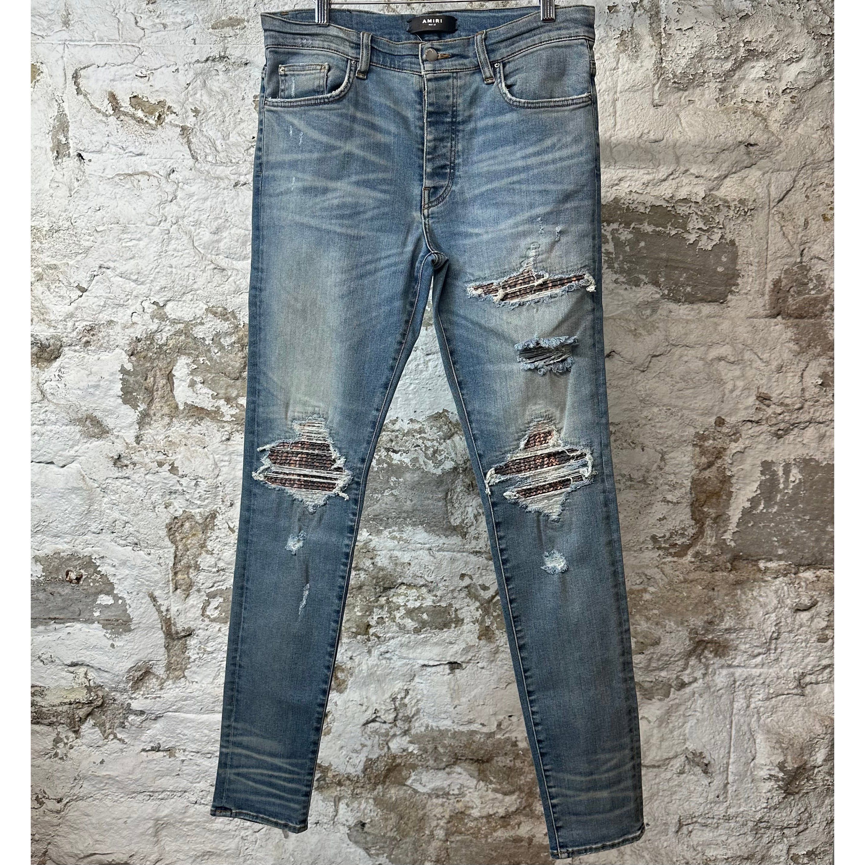 Amiri Amiri MX1 Light Indigo Jeans Sz 33 Blue | Grailed