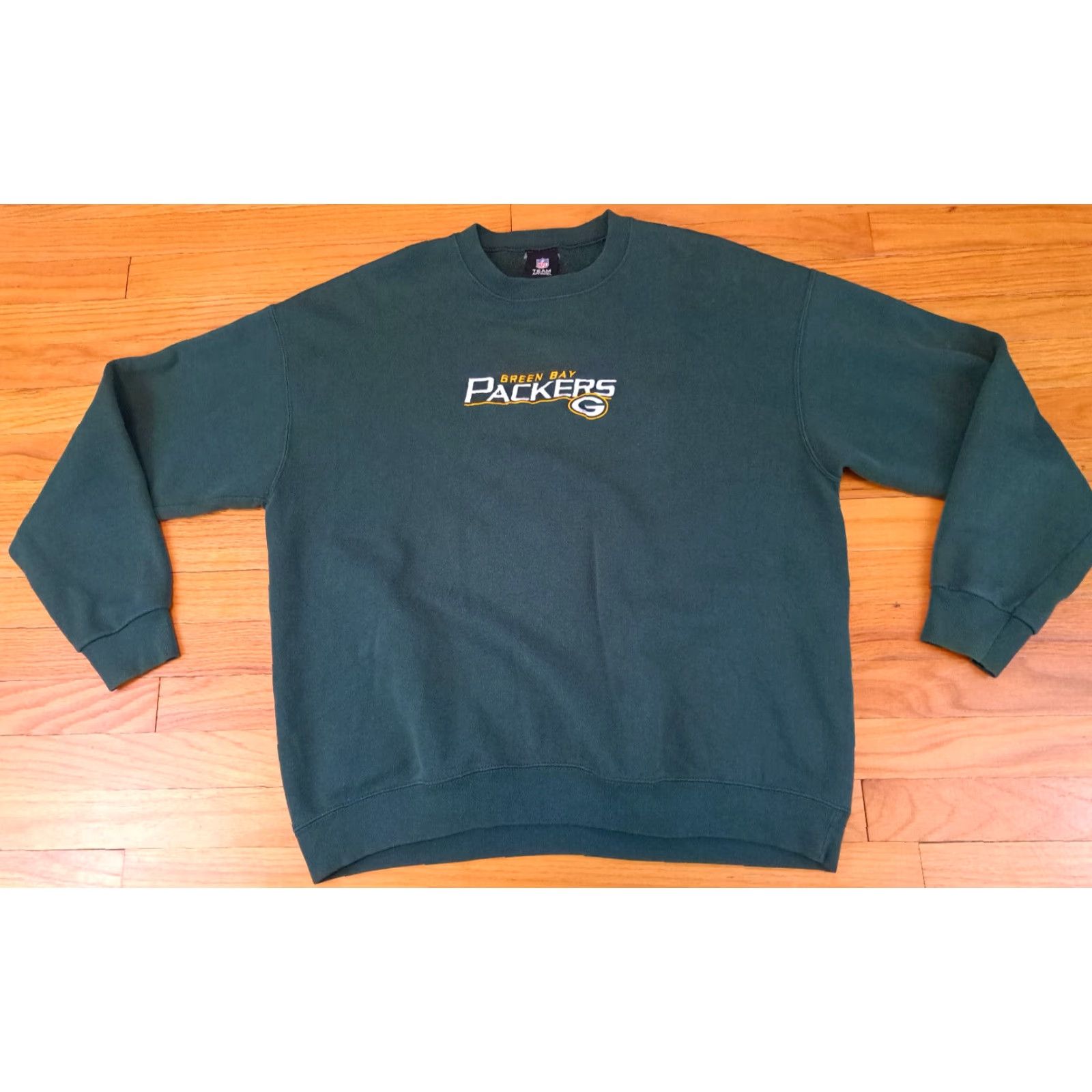 NFL Green Bay Packers NFL Sweatshirt Unisex Adults XL Green Embroidered Crew Neck Long Sleeve Pullover Football 25in NFL Team Size US XL / EU 56 / 4 - 3 Thumbnail