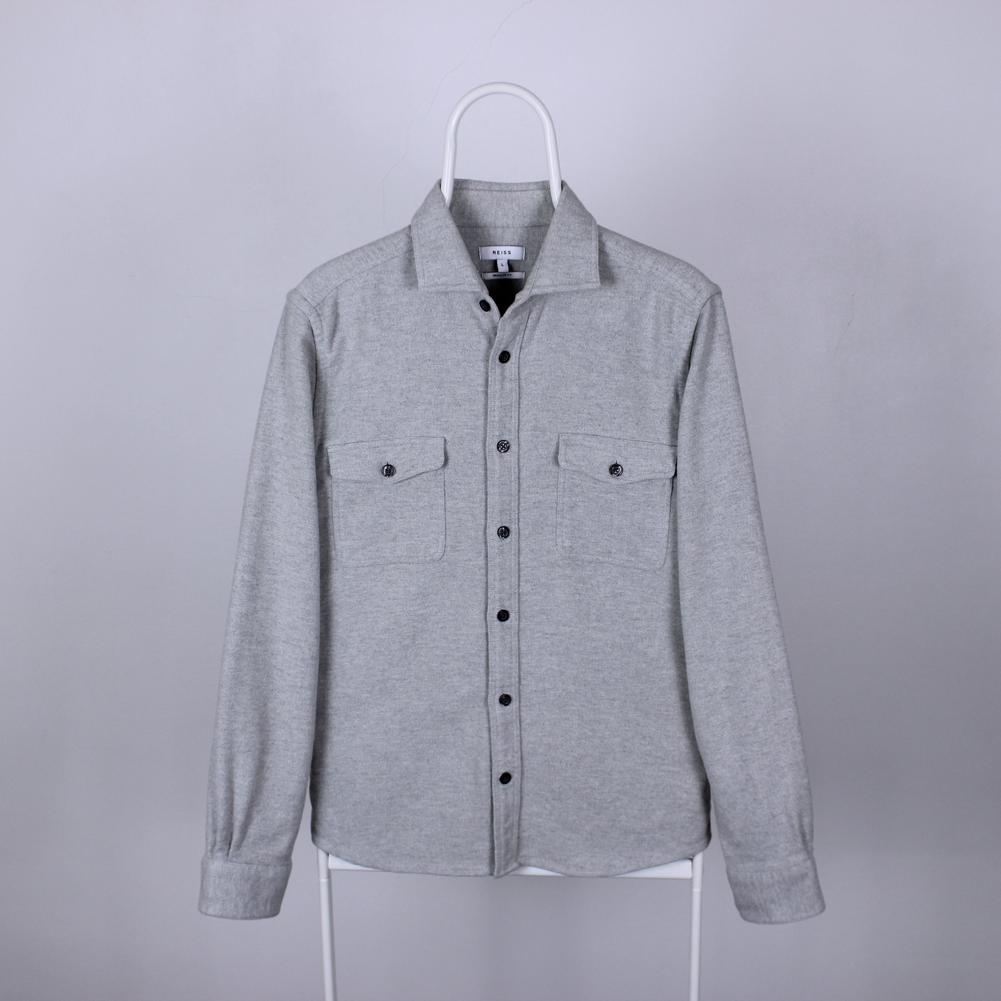 Reiss Reiss shirt heavy overshirt multipockets men L Size US L / EU 52-54 / 3 - 6 Thumbnail