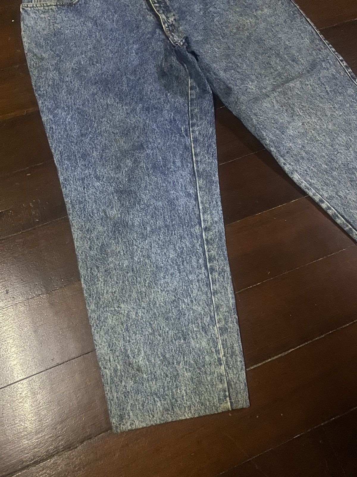Blue Blue Japan × Designer Fire 🔥 BLUE WAY japan denim stone wash acid wash baggy Size US 38 / EU 54 - 4 Thumbnail
