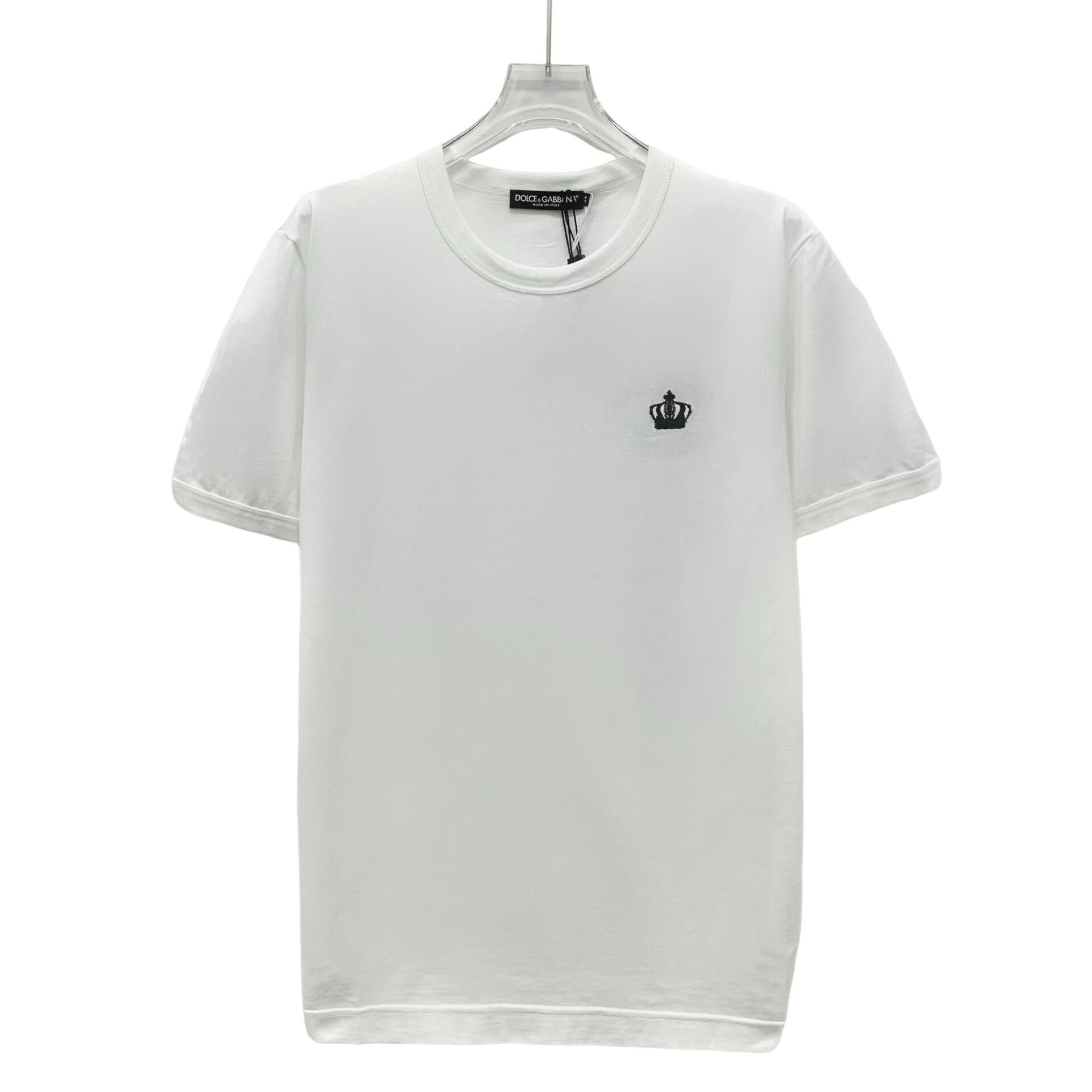 Dolce & Gabbana Dolce & Gabbana Crown Embroidered T-Shirt 44 Size US S / EU 44-46 / 1 - 1 Thumbnail
