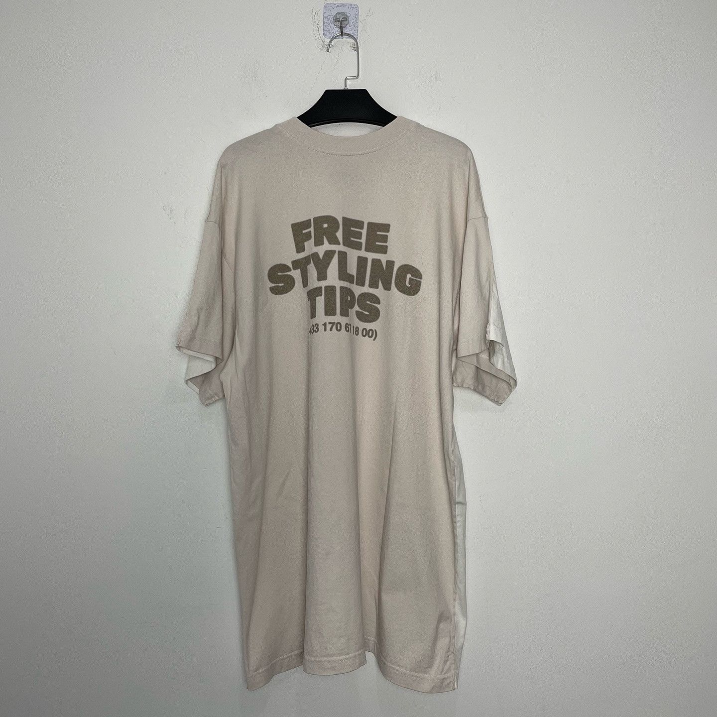 Balenciaga Balenciaga Free Styling Tips Logo T-Shirt Size L Size US L / EU 52-54 / 3 - 1 Thumbnail