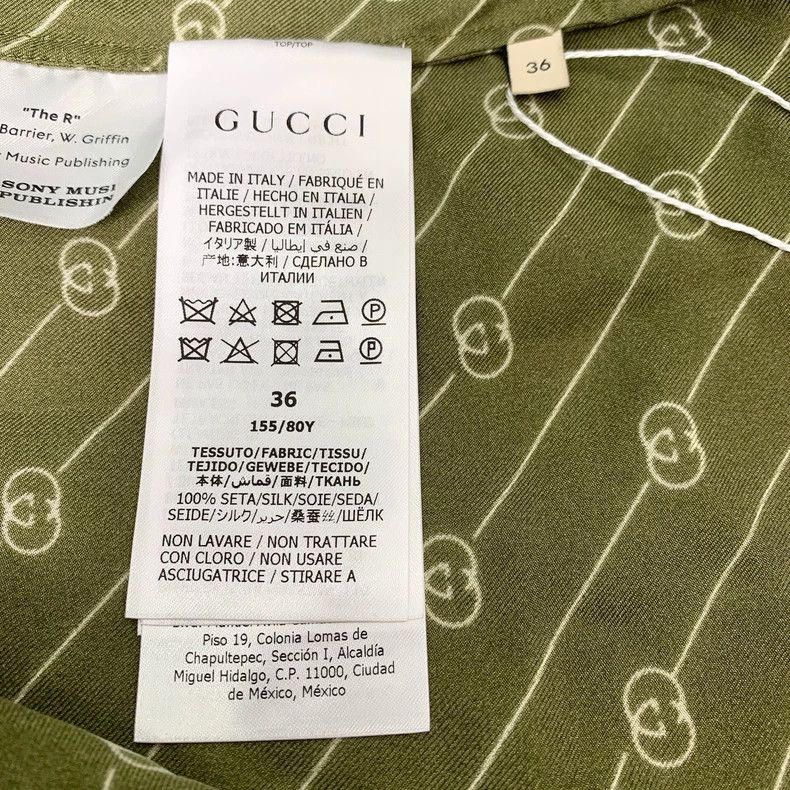 Gucci Gucci 100th Anniversary Limited Green Logo Double G Full Pr Size US XS / EU 42 / 0 - 7 Thumbnail