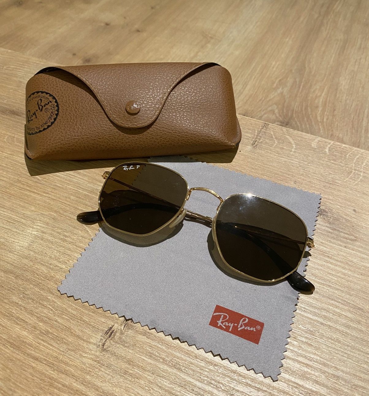 RayBan Ray-Ban RB3548N Hexagonal Sunglasses Size ONE SIZE - 1 Thumbnail