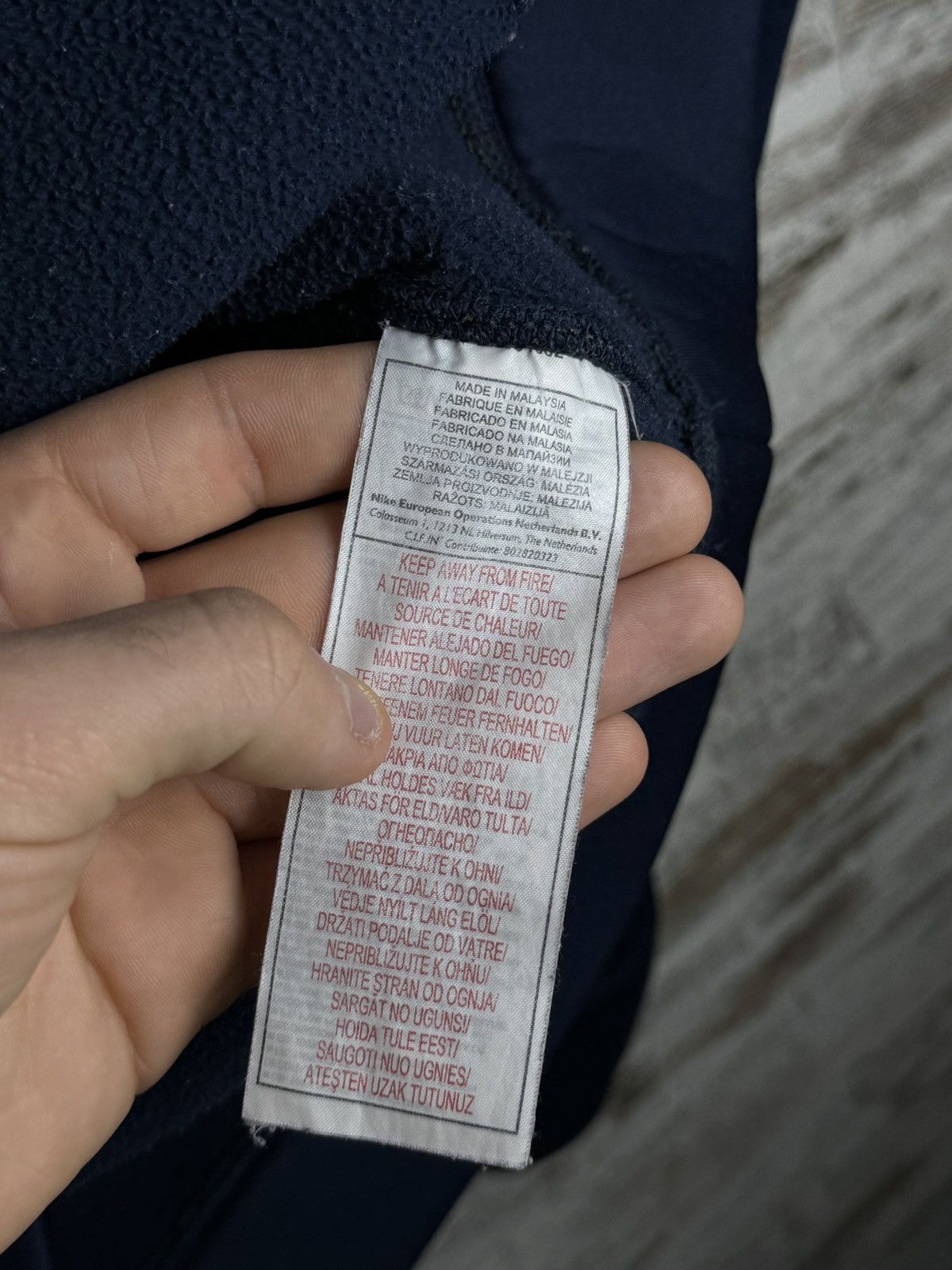 Nike × Nike ACG × Vintage Mens Vintage Nike ACG Spellout Scuba Hoodie y2k rare drill Size US L / EU 52-54 / 3 - 11 Thumbnail